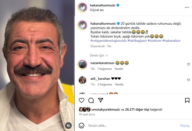 Hakan Altun, imaj değişikliğine gitti! ''Bıyıklar kaldı, sakallar tatilde!'' - Sayfa 2