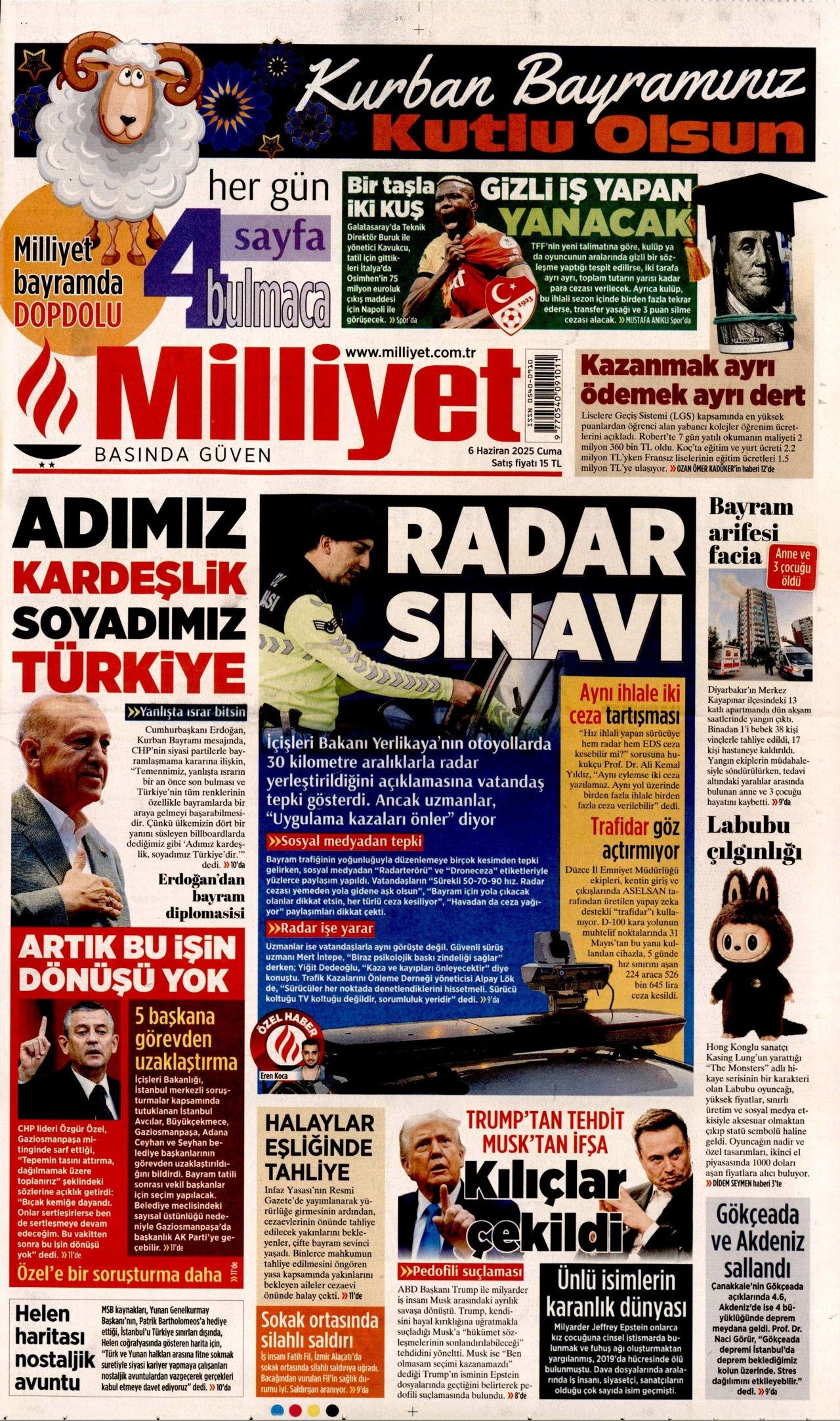 Türkiye bağımlı hale geldi! Anjiyo salgını var... 6 Haziran Cuma gazete manşetleri - Sayfa 3