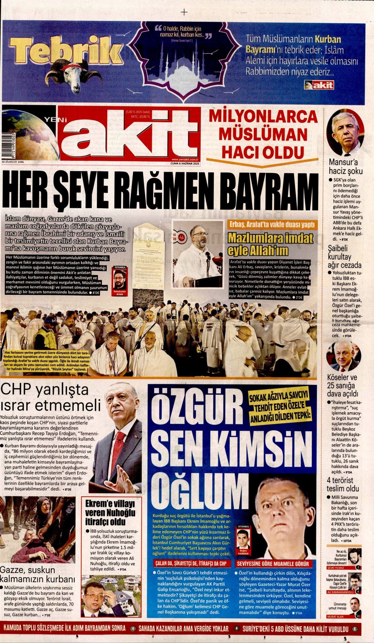 Türkiye bağımlı hale geldi! Anjiyo salgını var... 6 Haziran Cuma gazete manşetleri - Sayfa 2