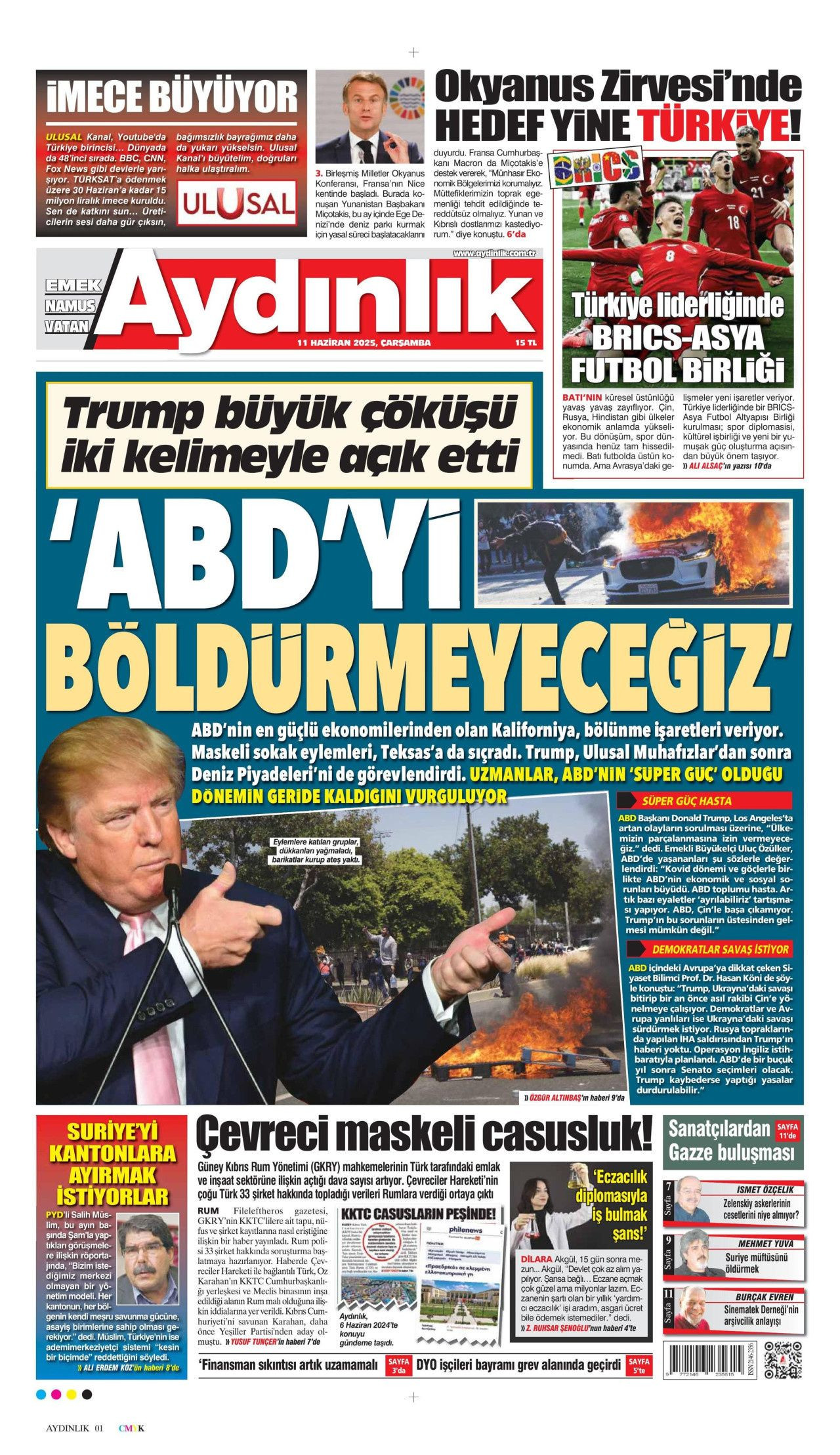 Siyaset üstü bir veda! Ferdi Zeyrek'in cenaze töreni manşetlerde... 11 Haziran Çarşamba gazete manşetleri - Sayfa 22