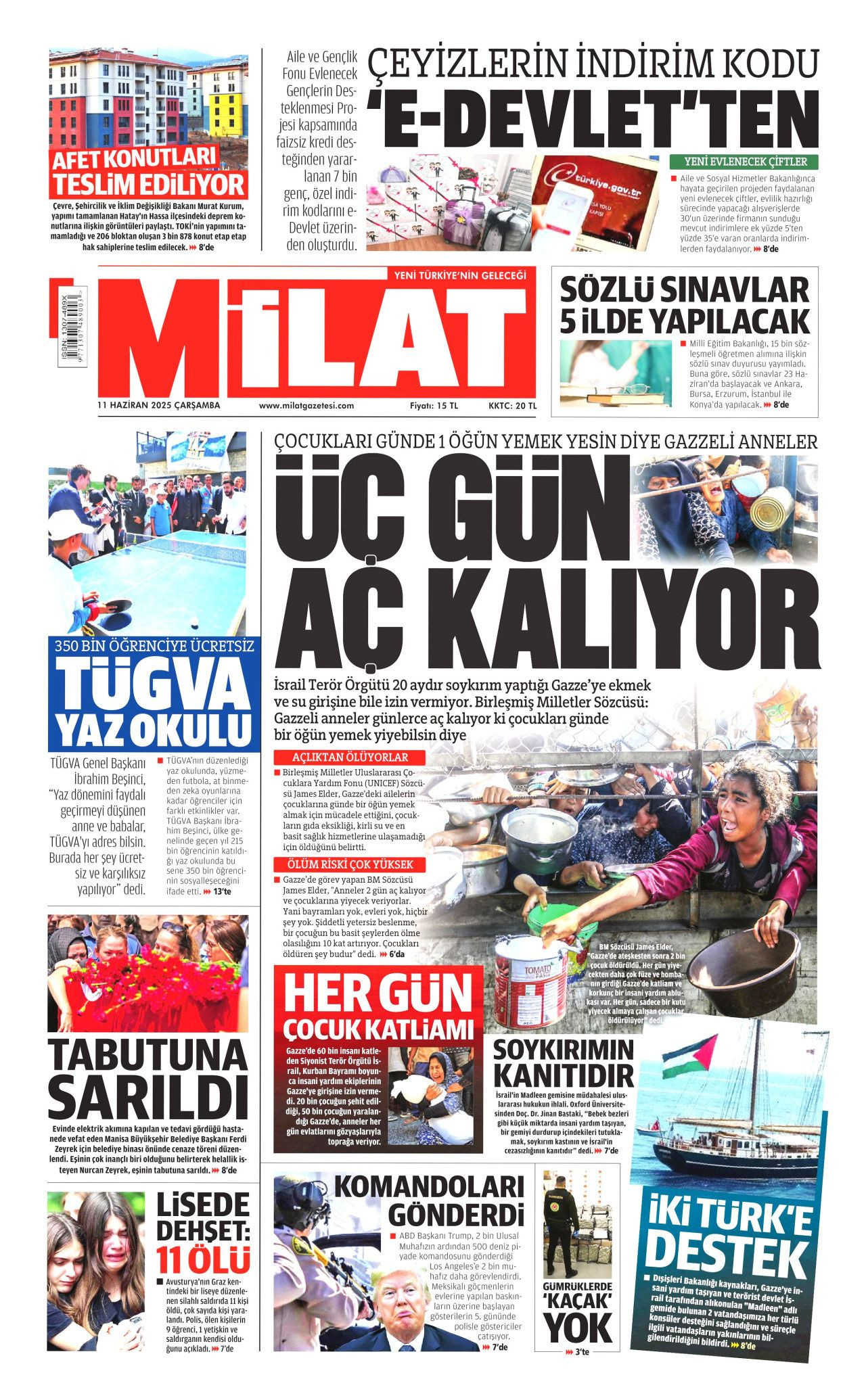 Siyaset üstü bir veda! Ferdi Zeyrek'in cenaze töreni manşetlerde... 11 Haziran Çarşamba gazete manşetleri - Sayfa 21