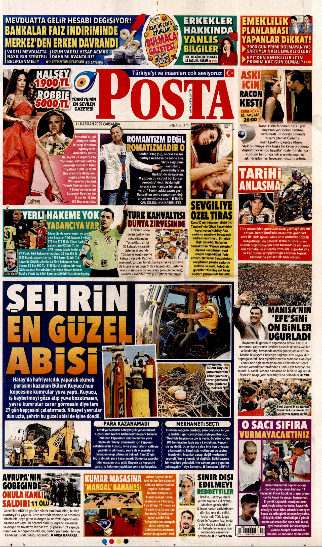 Siyaset üstü bir veda! Ferdi Zeyrek'in cenaze töreni manşetlerde... 11 Haziran Çarşamba gazete manşetleri - Sayfa 24