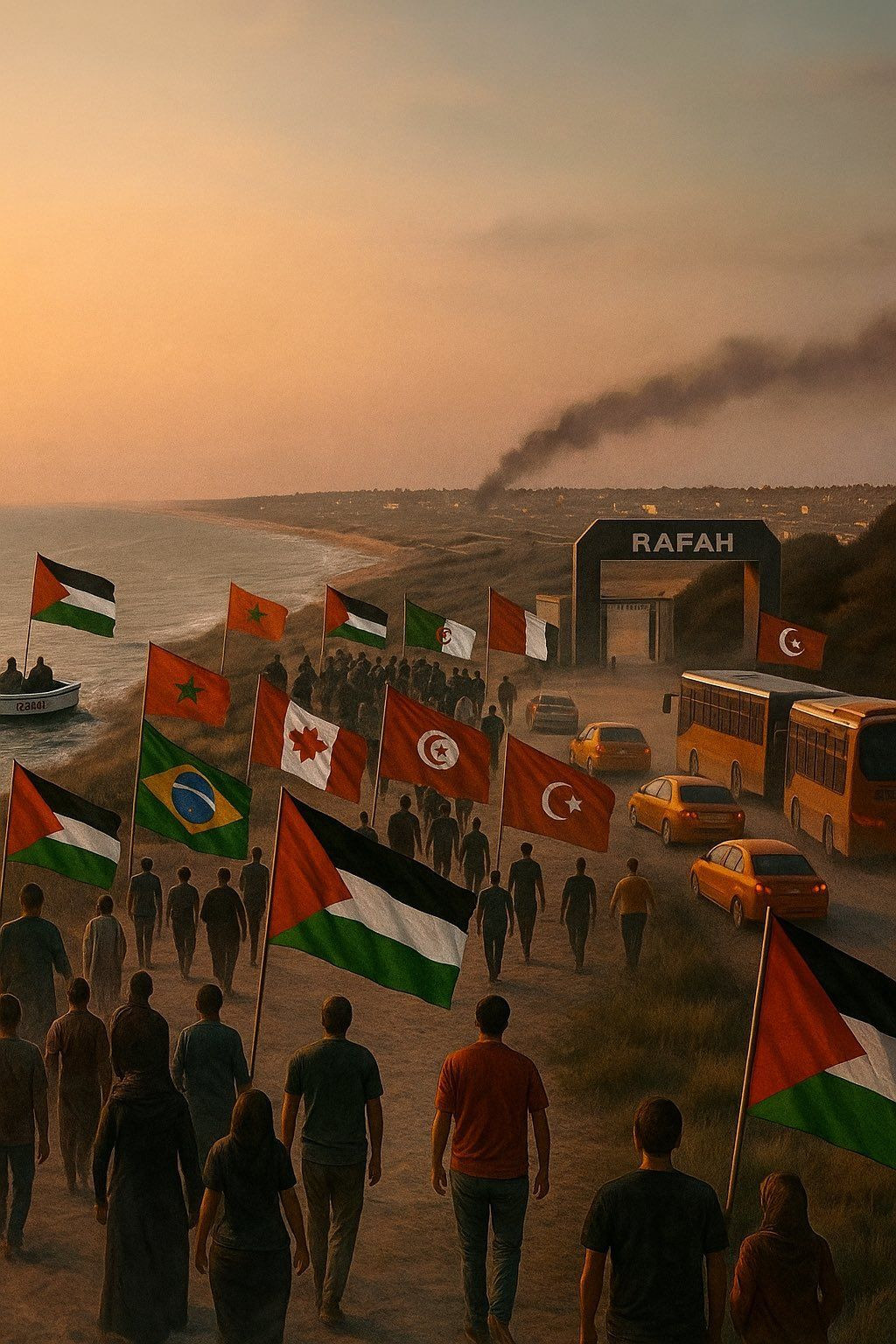 Gazze’ye yardım için yola çıkan ‘Sumud Konvoyu’ Libya’ya ulaştı: Hedef Refah Sınır Kapısı! - Sayfa 5