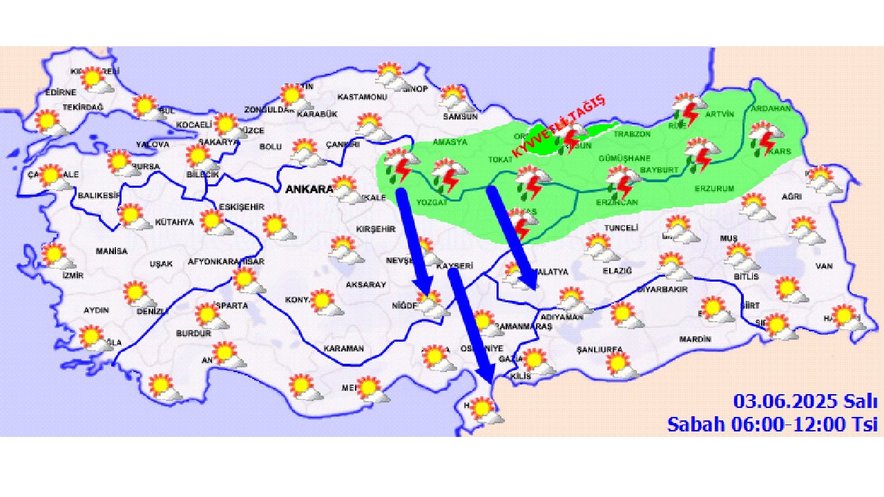 13 Haziran 2025 Türkiye genelinde sağanak yağış ve toz taşınımı bekleniyor... - Sayfa 2