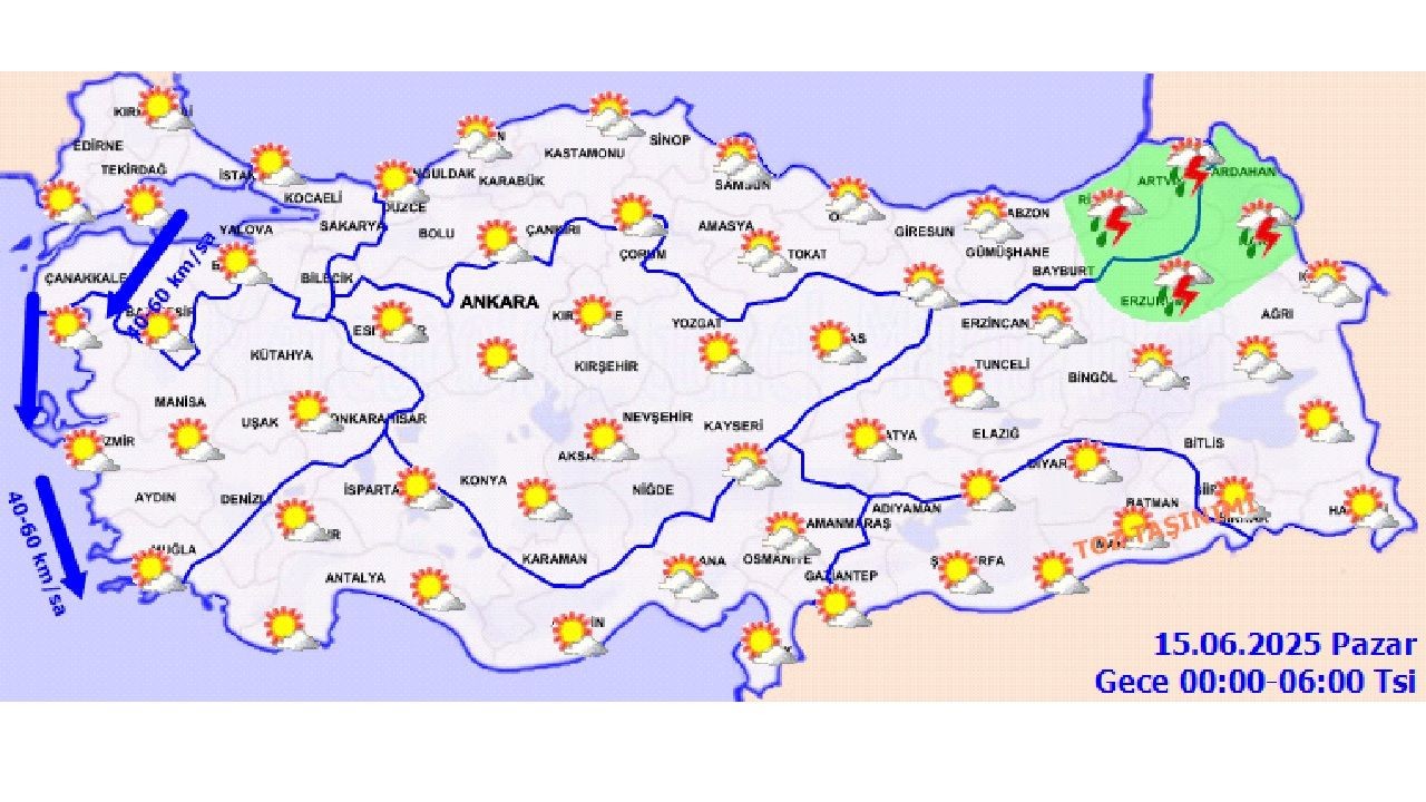 15 Haziran 2025 Türkiye geneli hava durumu! Başta Ankara, İstanbul ve İzmir'de beklenen sıcaklıklar... - Sayfa 2