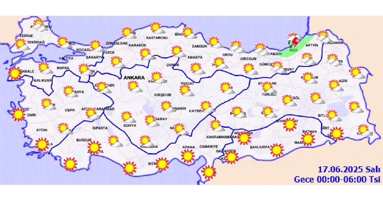 17 Haziran 2025 Salı yurt geneli hava durumu! Başta Ankara, İstanbul ve İzmir olmak üzere il il beklenen sıcaklıklar... - Sayfa 2