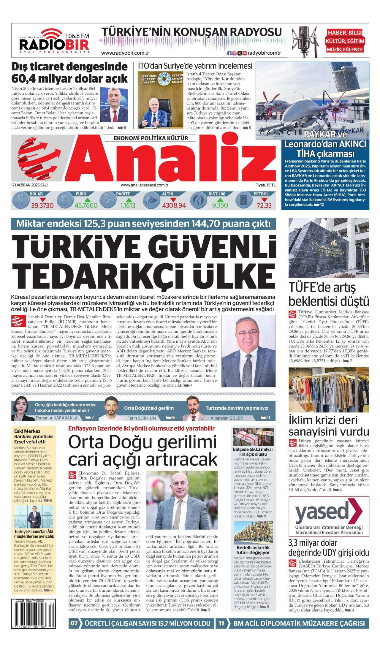 İsrail artık güvende değil! Nükleer kullanma ihtimali arttı...  17 Haziran Salı gazete manşetleri... - Sayfa 8