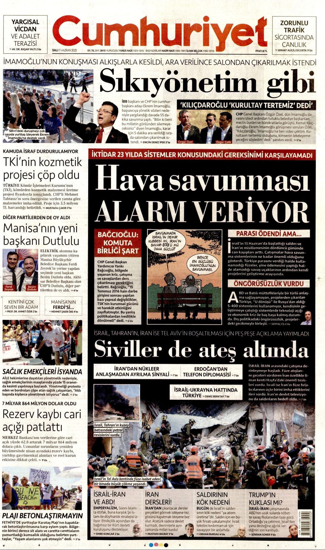 İsrail artık güvende değil! Nükleer kullanma ihtimali arttı... 17 Haziran Salı gazete manşetleri... - Sayfa 4