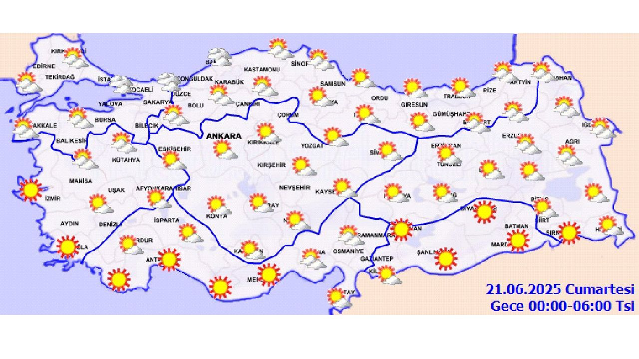 21 Haziran 2025 yurt genelinde sıcaklık değişimi bekleniyor! İşte il il beklenen hava durumu... - Sayfa 2