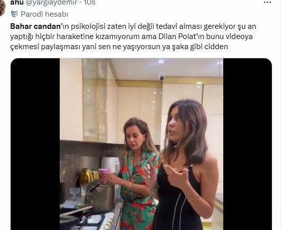 Bahar Candan ile helva kavurduğu video tepki çekti! Nihal Candan'ın ölümünü etkileşim ve prim uğruna kullandığı iddia edilen Dilan Polat'tan eleştirilere yanıt geldi - Sayfa 6