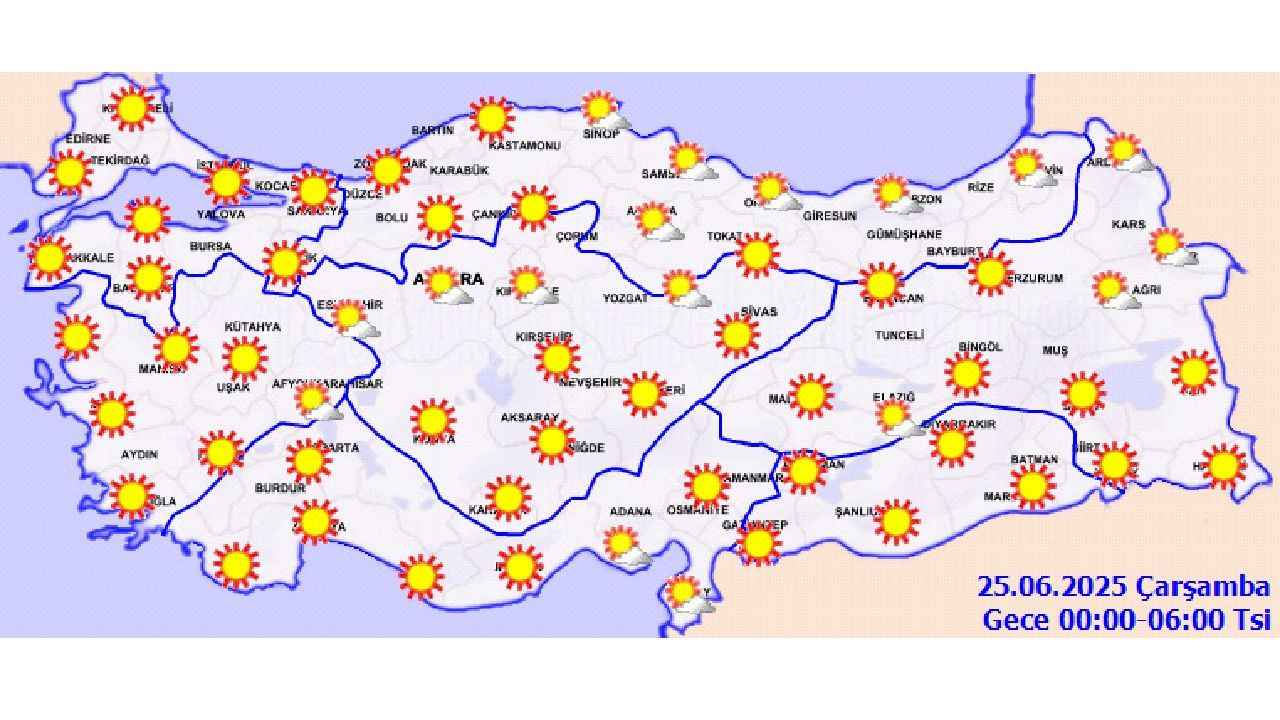 25 Haziran 2025 yurt geneli hava durumu! O saatlerde dışarı çıkmayın! - Sayfa 2