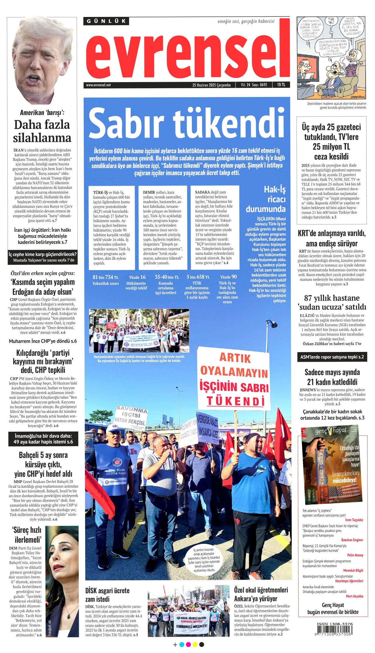 Cumhurbaşkanı Erdoğan-Trump görüşmesi manşetlerde! Hangi gazete nasıl gördü? 25 Haziran Çarşamba gazete manşetleri... - Sayfa 13