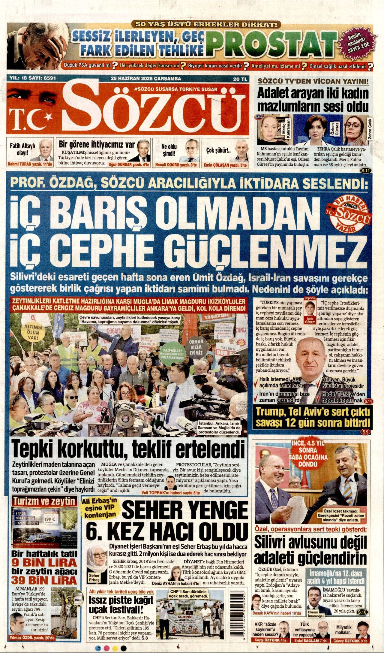 Cumhurbaşkanı Erdoğan-Trump görüşmesi manşetlerde! Hangi gazete nasıl gördü? 25 Haziran Çarşamba gazete manşetleri... - Sayfa 5