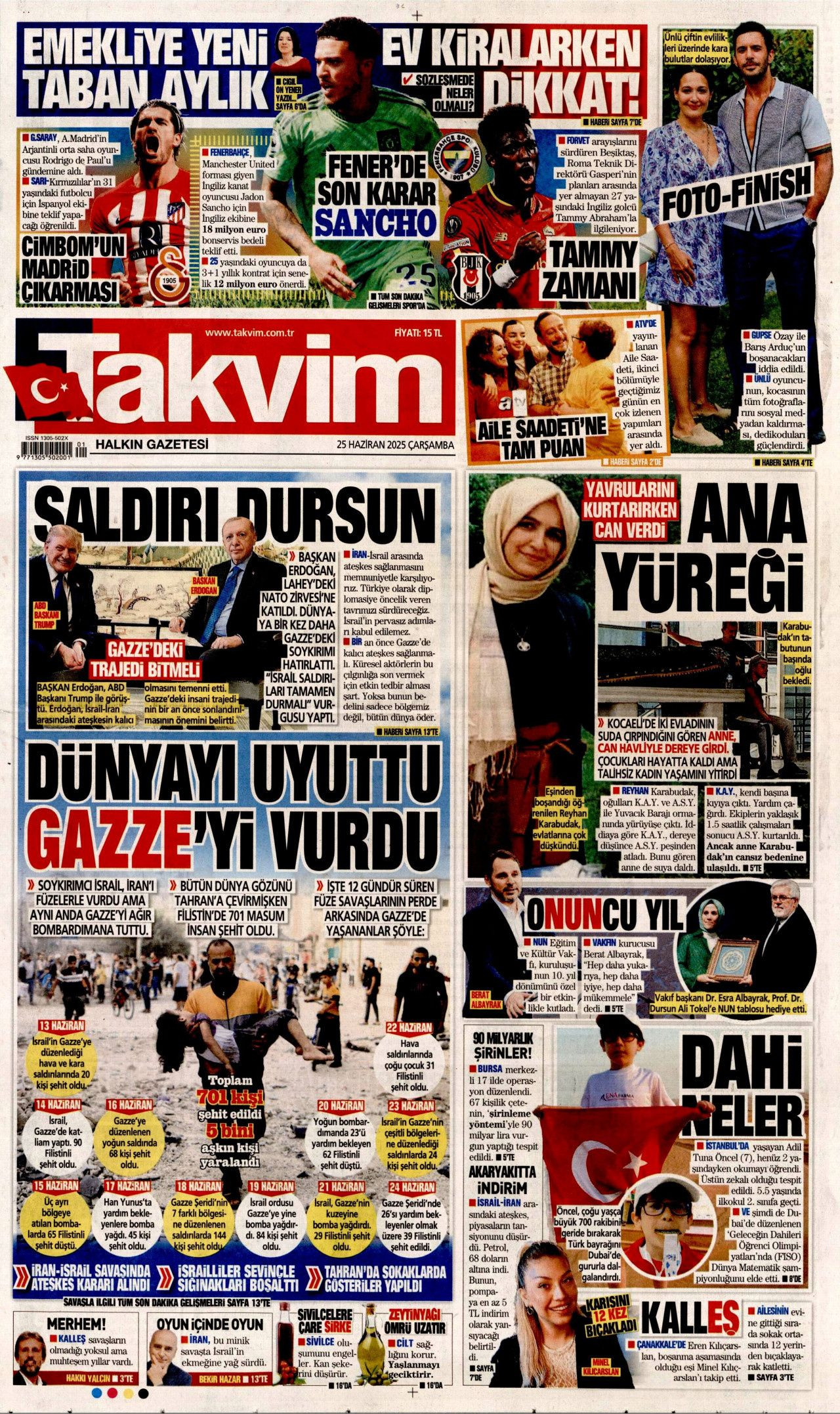 Cumhurbaşkanı Erdoğan-Trump görüşmesi manşetlerde! Hangi gazete nasıl gördü? 25 Haziran Çarşamba gazete manşetleri... - Sayfa 14