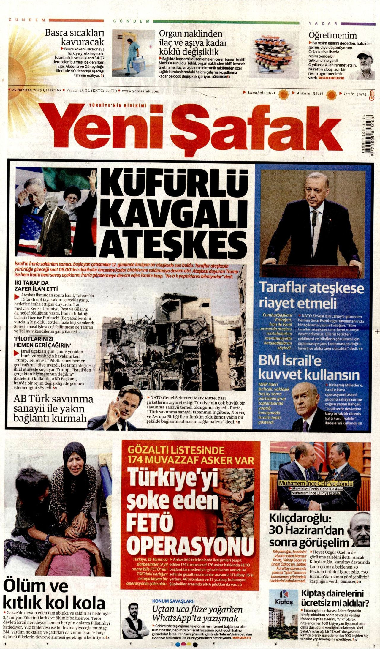 Cumhurbaşkanı Erdoğan-Trump görüşmesi manşetlerde! Hangi gazete nasıl gördü? 25 Haziran Çarşamba gazete manşetleri... - Sayfa 2