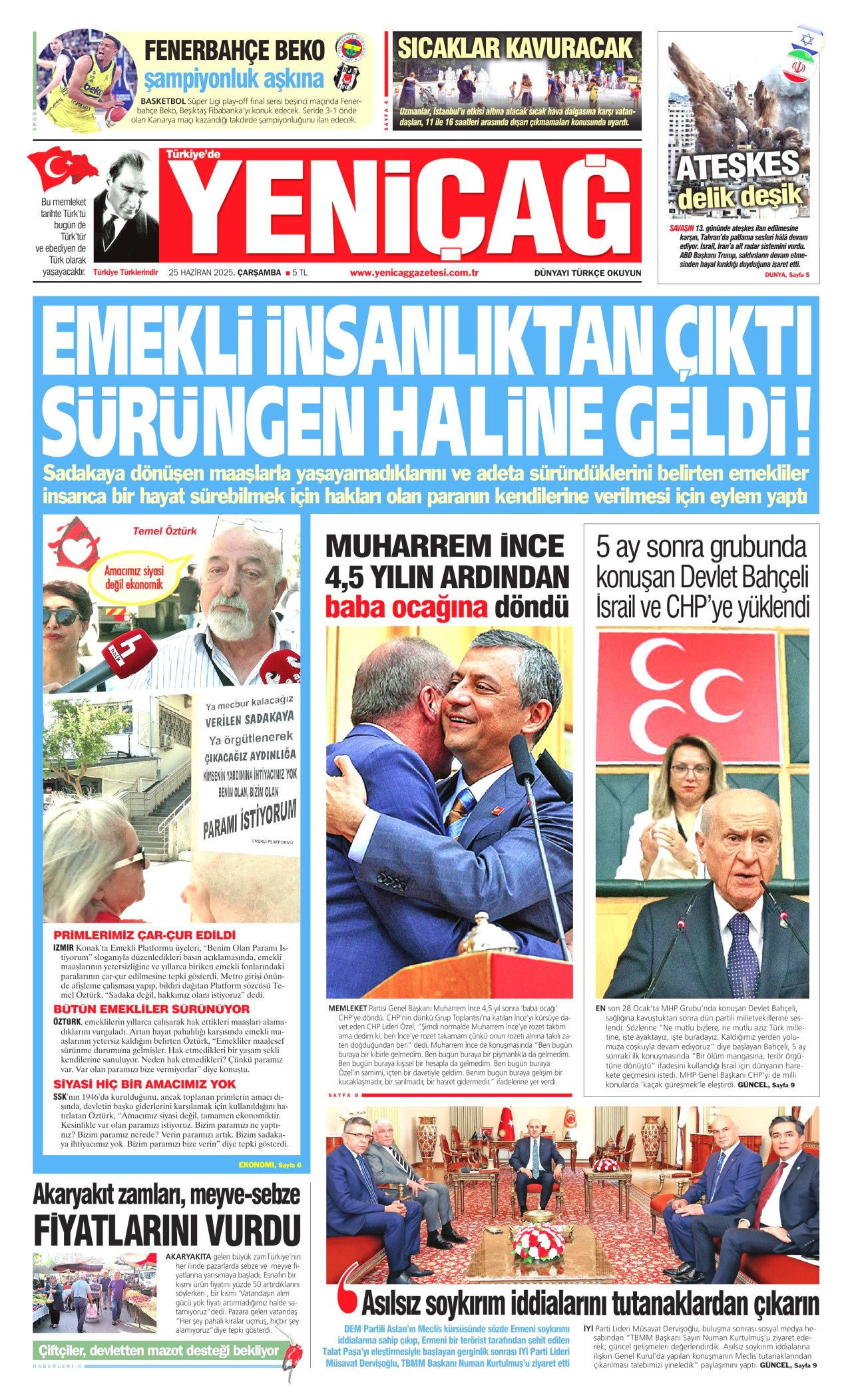 Cumhurbaşkanı Erdoğan-Trump görüşmesi manşetlerde! Hangi gazete nasıl gördü? 25 Haziran Çarşamba gazete manşetleri... - Sayfa 7