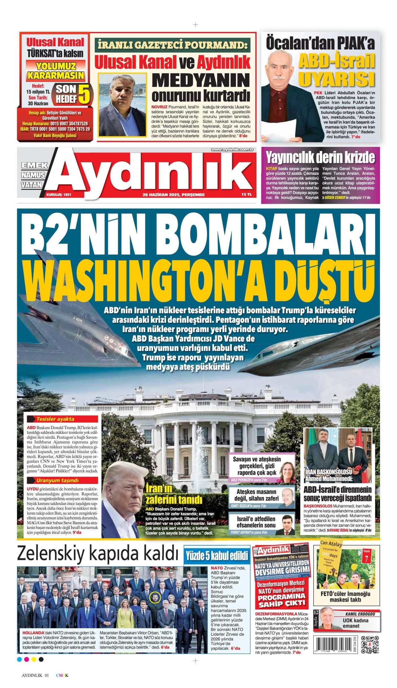 Fordo Leaks kızdırdı! Trump, Pentagon raporunu haberleştirenlere ateş püskürdü... - Sayfa 22