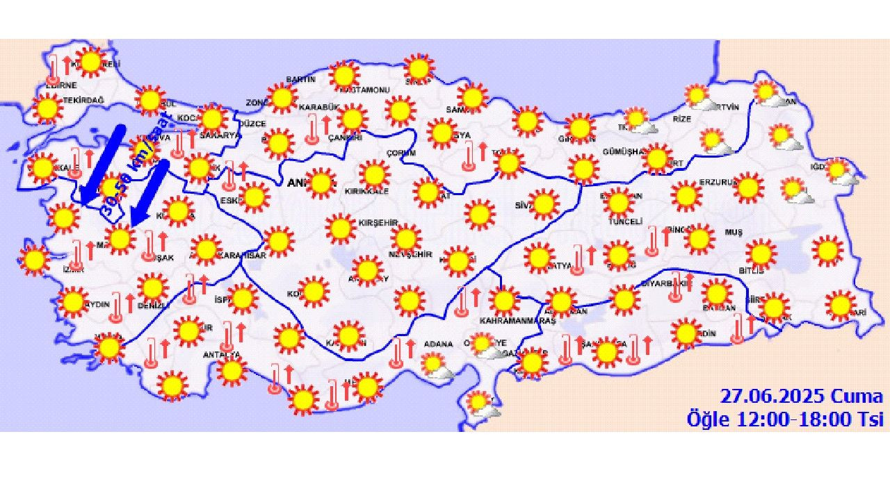 27 Haziran 2025 yurt geneli hava durumu tahminleri yayınlandı! İşte il il hava durumu... - Sayfa 3