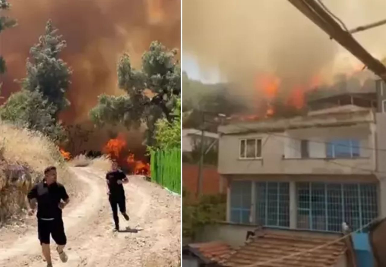 Bursa’da orman yangını paniği: Alevler evlere kadar ulaştı, mahalle tahliye edildi! - Sayfa 1