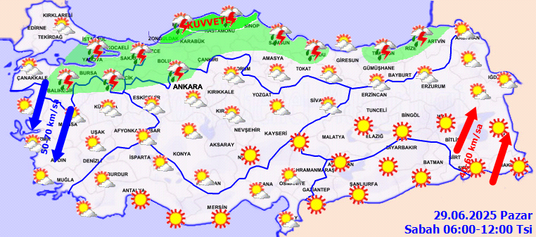Meteoroloji uyardı: Karadeniz ve Doğu Anadolu’da kuvvetli sağanak, Marmara ve Ege’de fırtına bekleniyor - Sayfa 5