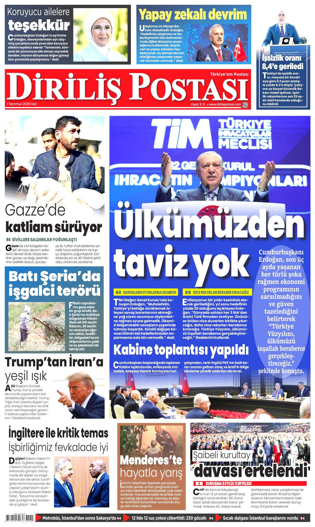 Alevler arasında can pazarı... Savaş gibi mücadele manşetlerde! - Sayfa 20