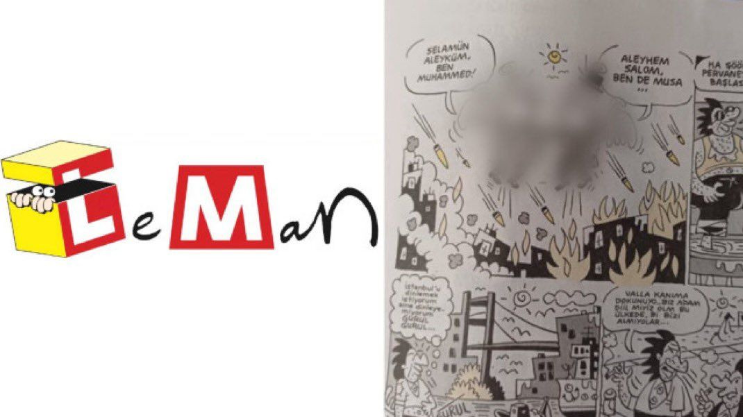 Alçak karikatürün yayınlandığı Leman'ın günah galerisi: Charlie Hebdo’ya destekle başladı, peygambere hakaretle zirve yaptı! Dergi yıllardır İslam’ı hedef alıyor... - Sayfa 1