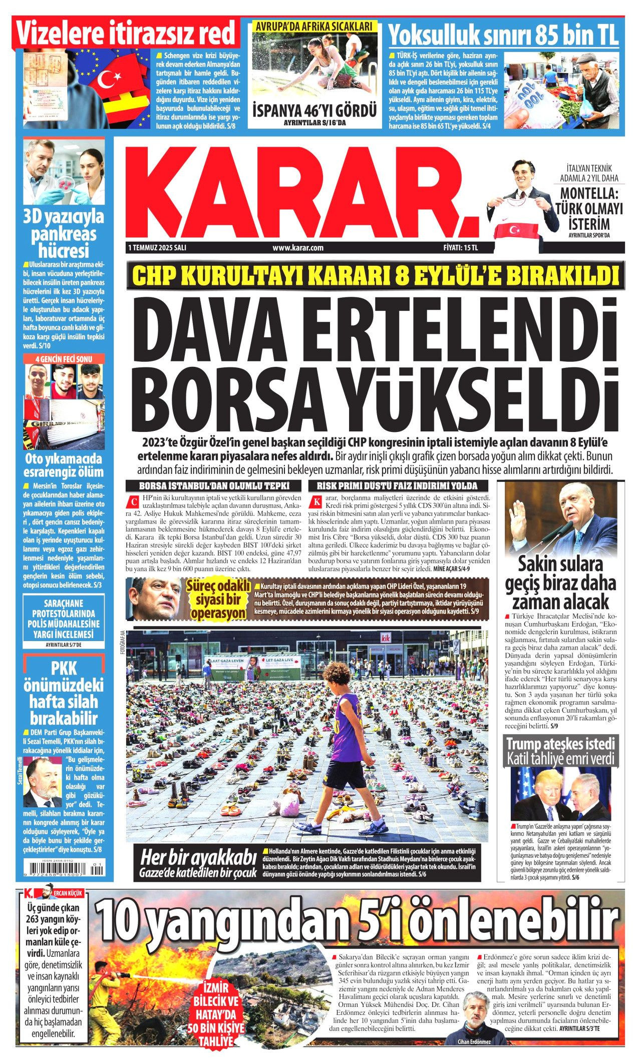 Alevler arasında can pazarı... Savaş gibi mücadele manşetlerde! - Sayfa 14