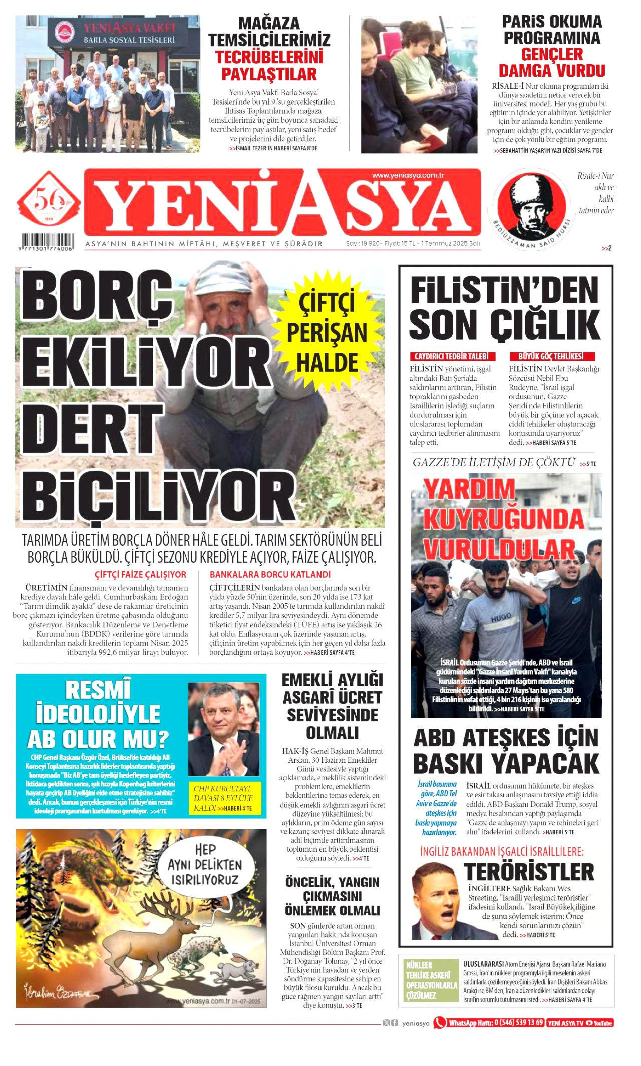 Alevler arasında can pazarı... Savaş gibi mücadele manşetlerde! - Sayfa 13