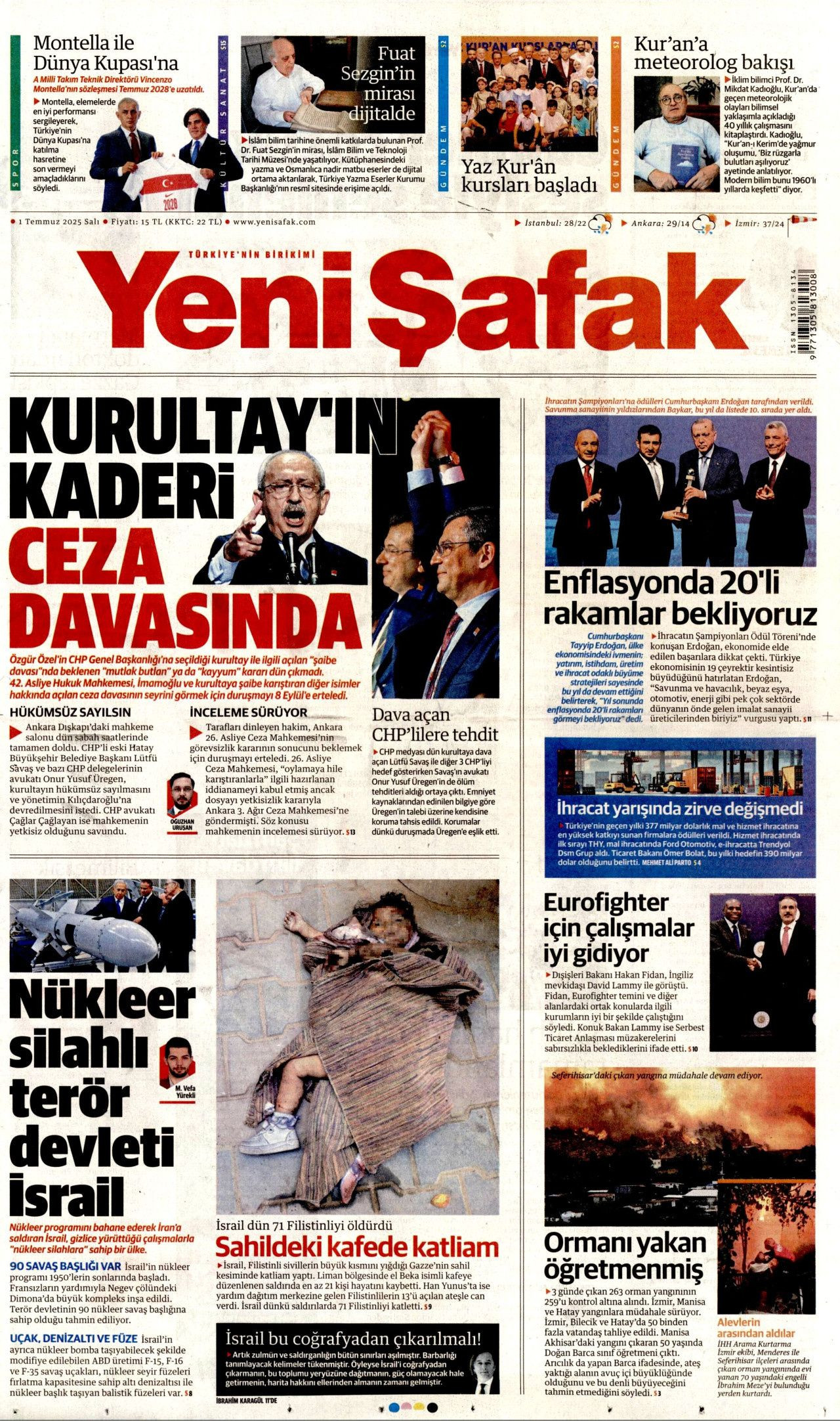 Alevler arasında can pazarı... Savaş gibi mücadele manşetlerde! - Sayfa 7