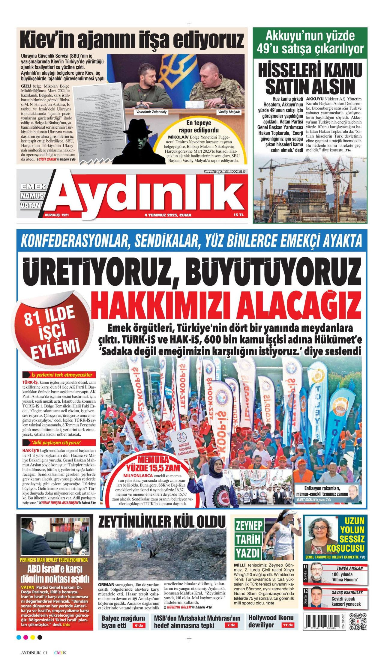 Atılan su buhar oluyor! Alevler durdurulamıyor... Yangın fırtınası manşetlerde! - Sayfa 17