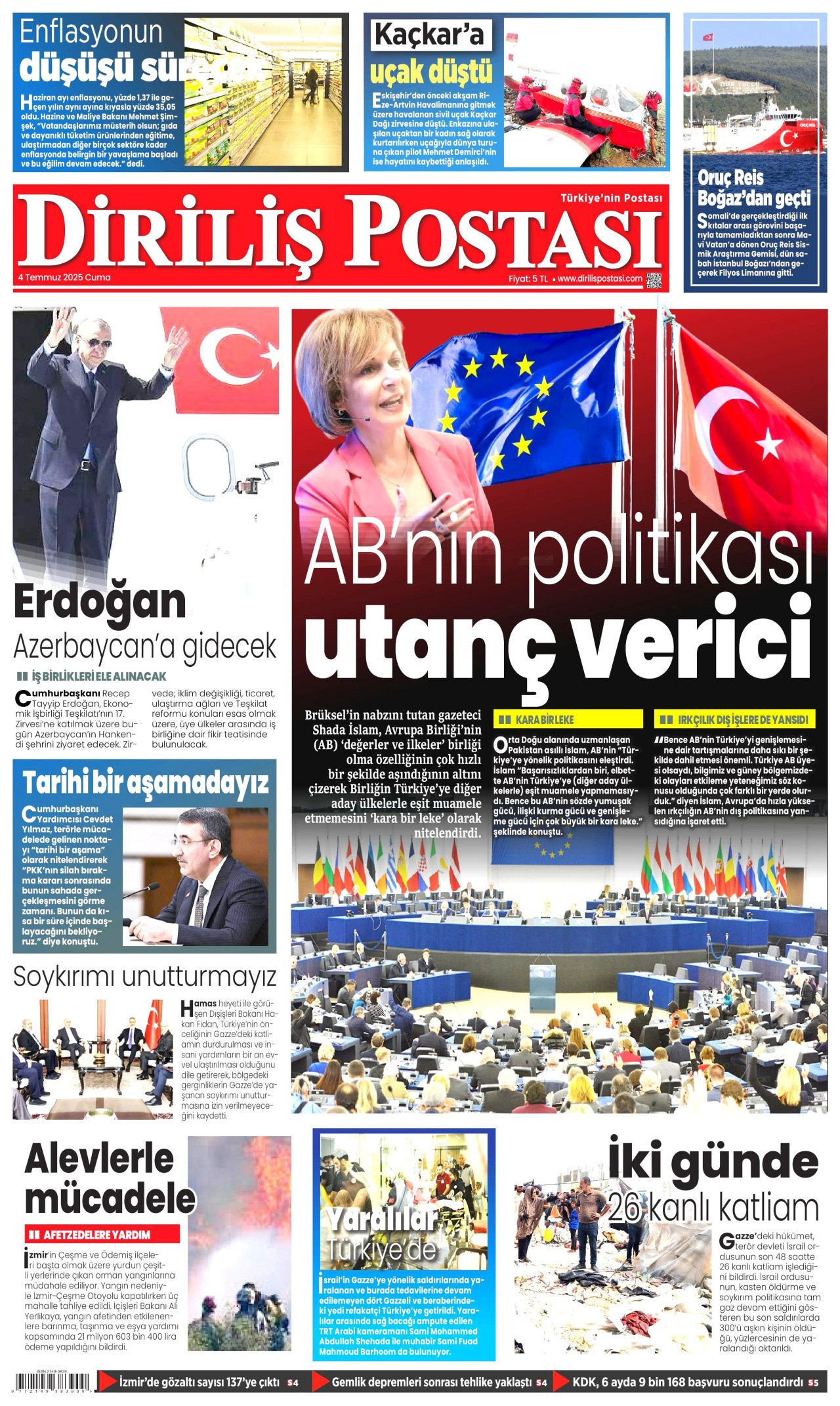 Atılan su buhar oluyor! Alevler durdurulamıyor... Yangın fırtınası manşetlerde! - Sayfa 14