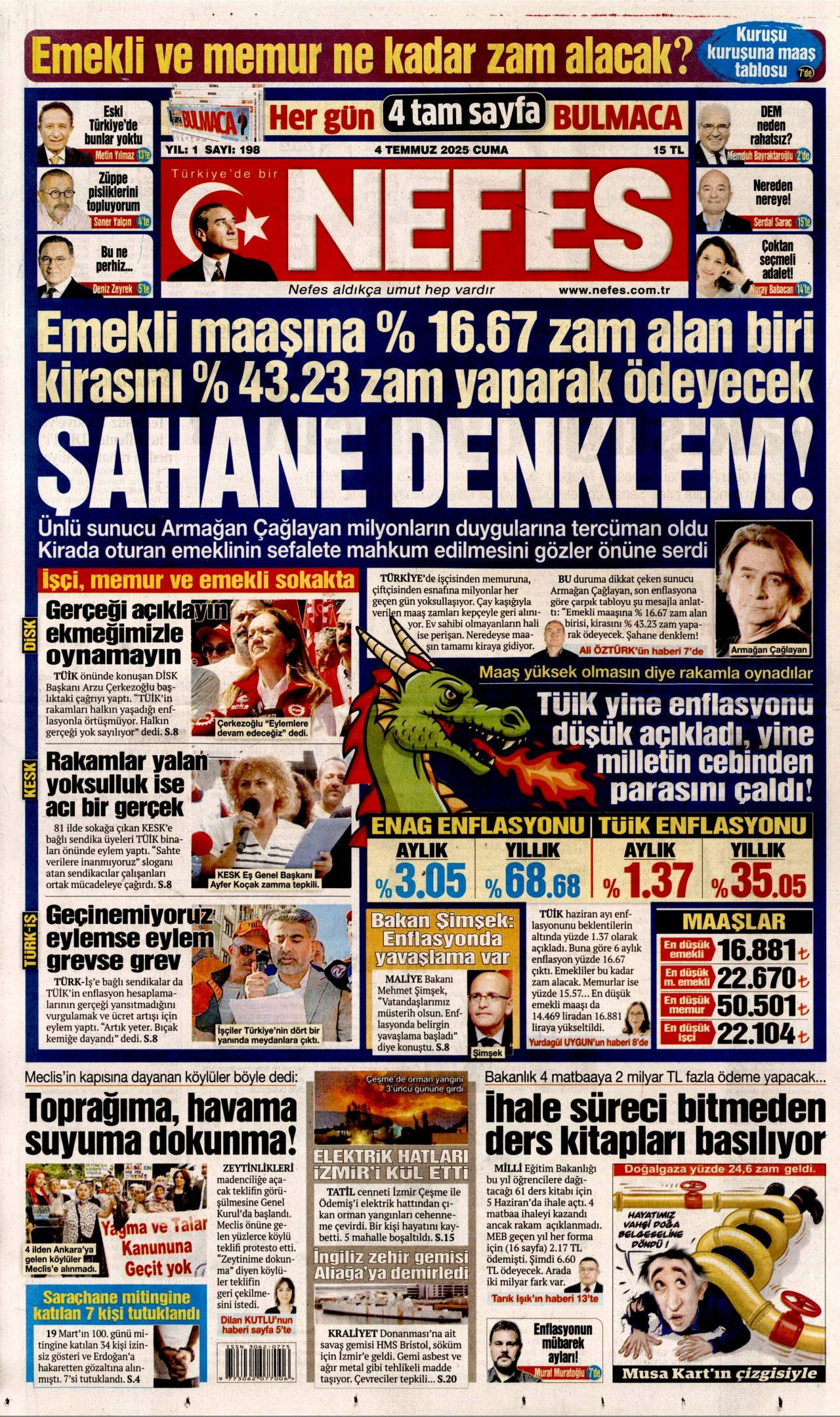 Atılan su buhar oluyor! Alevler durdurulamıyor... Yangın fırtınası manşetlerde! - Sayfa 5