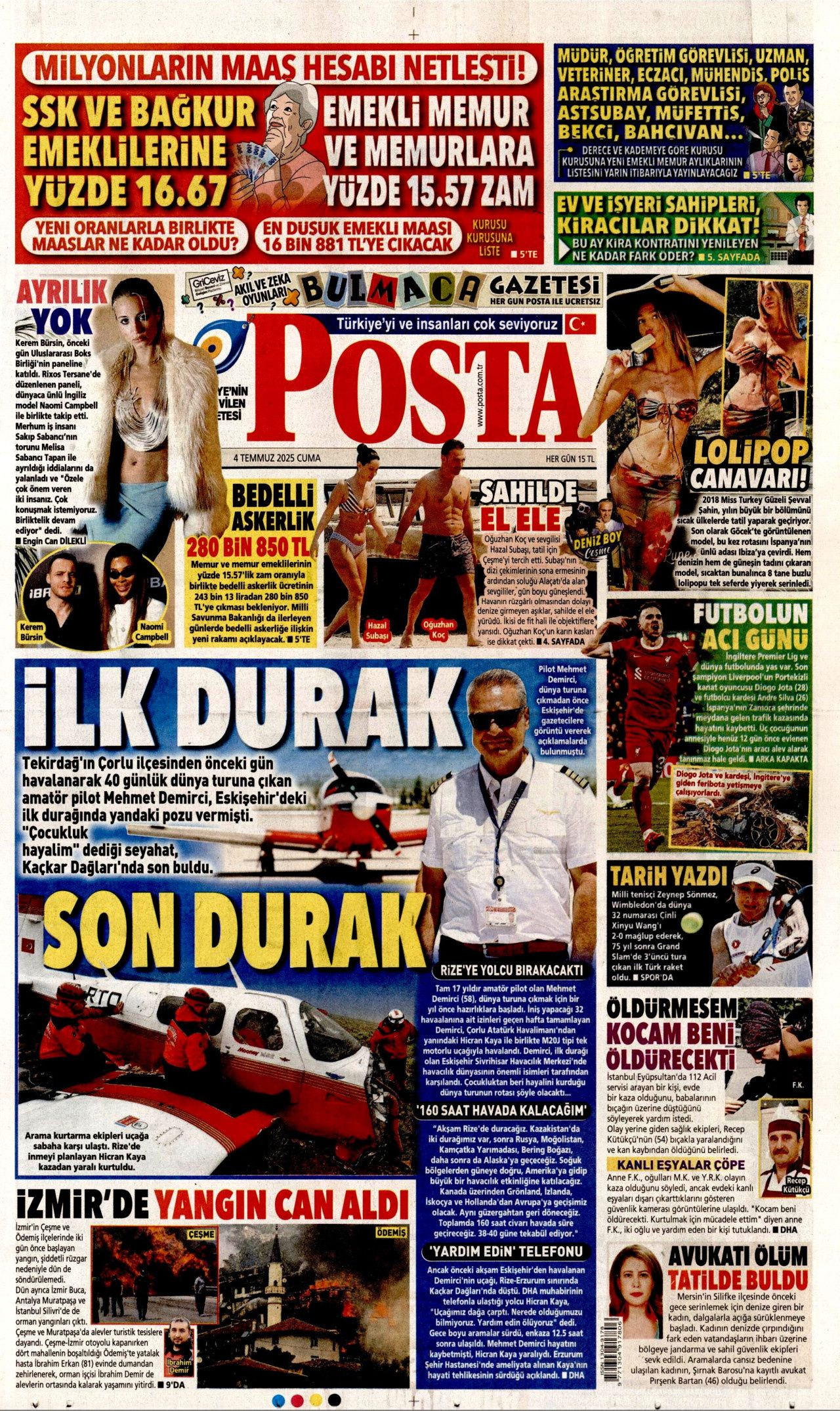 Atılan su buhar oluyor! Alevler durdurulamıyor... Yangın fırtınası manşetlerde! - Sayfa 22