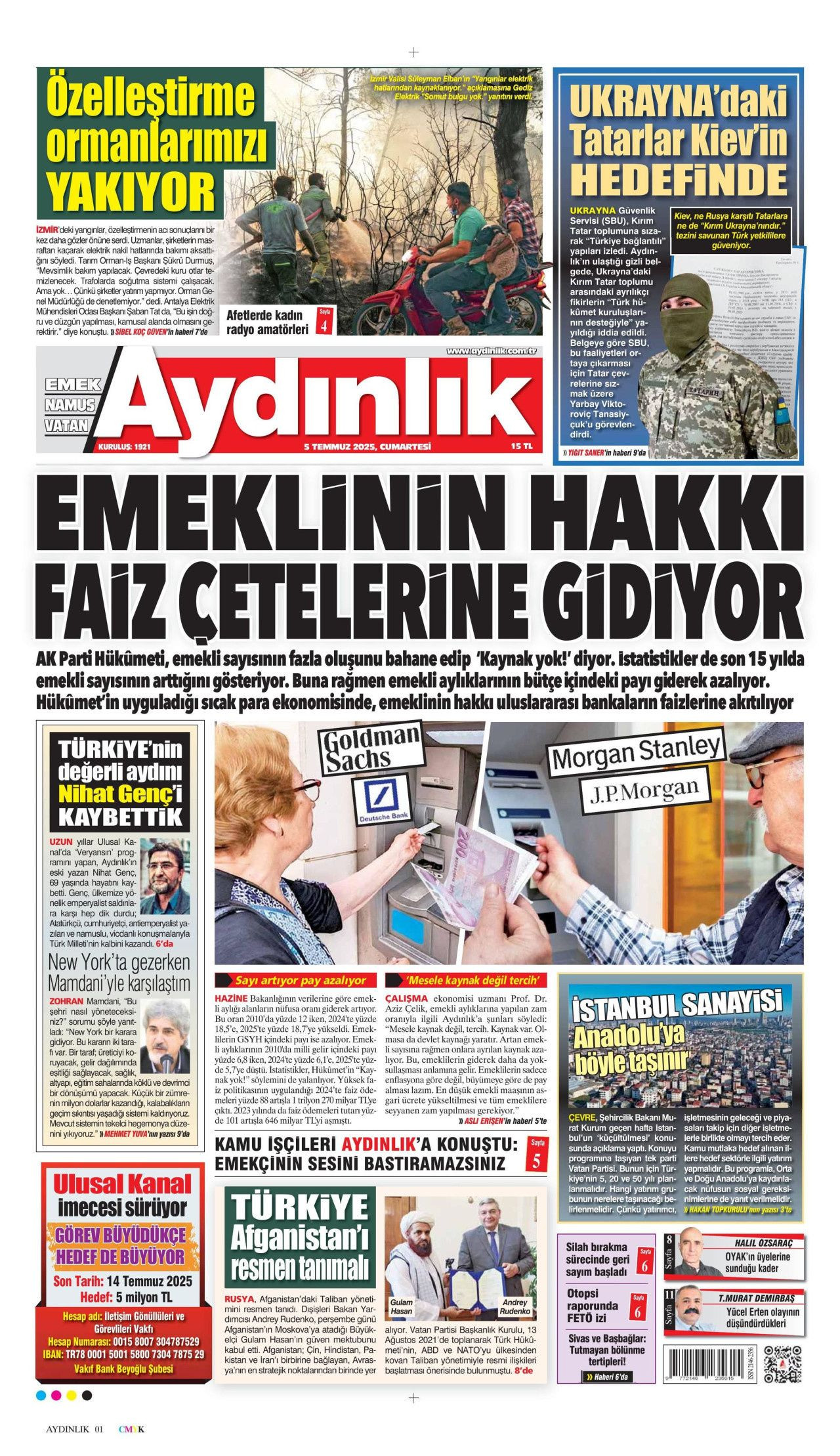 Cehalet değil ihanet... Ciğerlerimizi bile bile yaktılar! 5 Temmuz Cumartesi gazete manşetleri - Sayfa 16