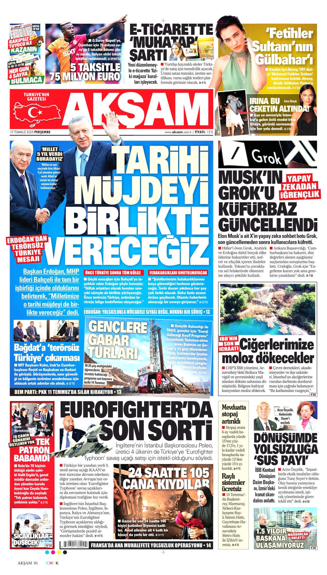 Öcalan'ın 7 dakikalık video mesajı manşetlerde! Hangi gazete nasıl gördü? Önemli mesajlar gizli... - Sayfa 10