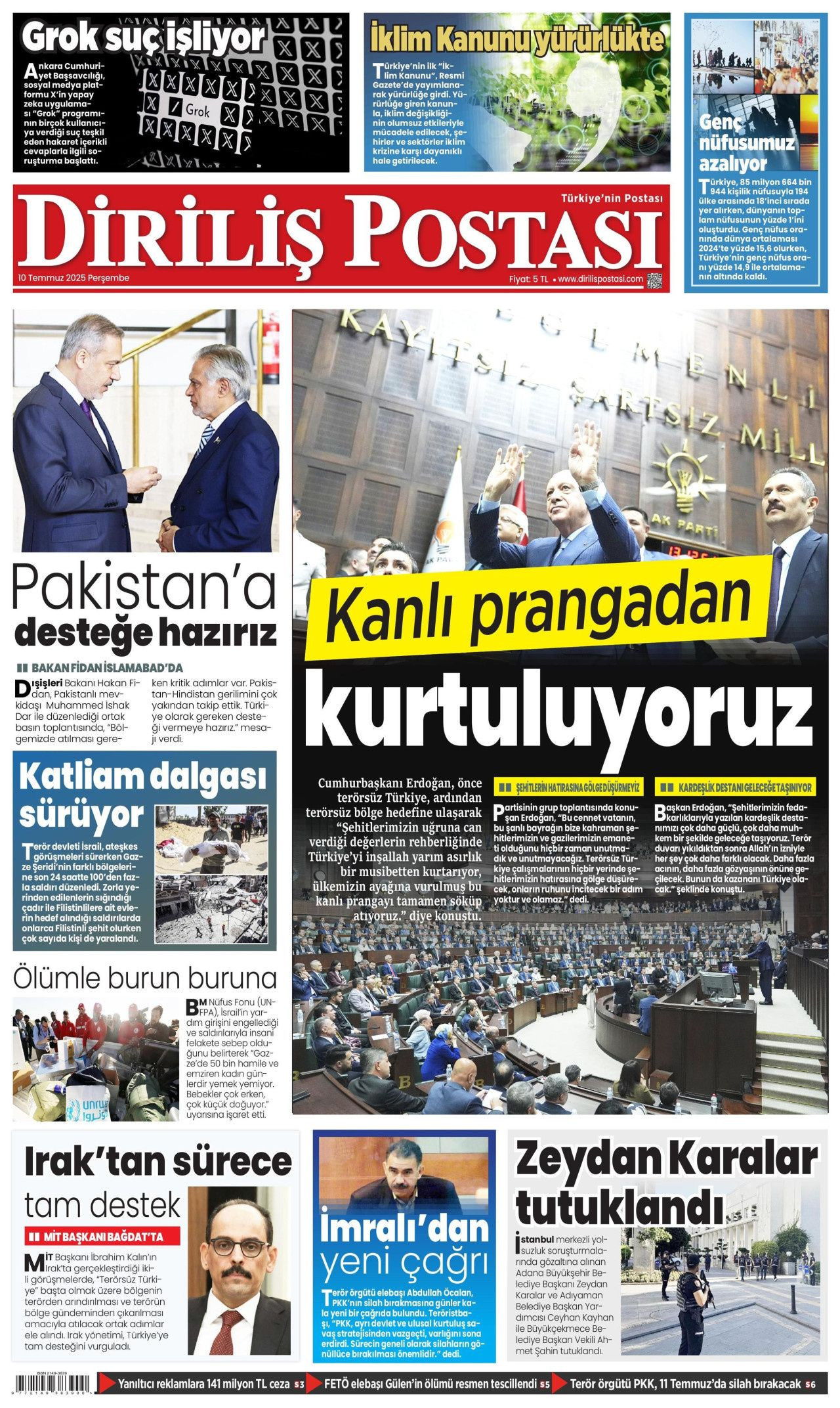 Öcalan'ın 7 dakikalık video mesajı manşetlerde! Hangi gazete nasıl gördü? Önemli mesajlar gizli... - Sayfa 21