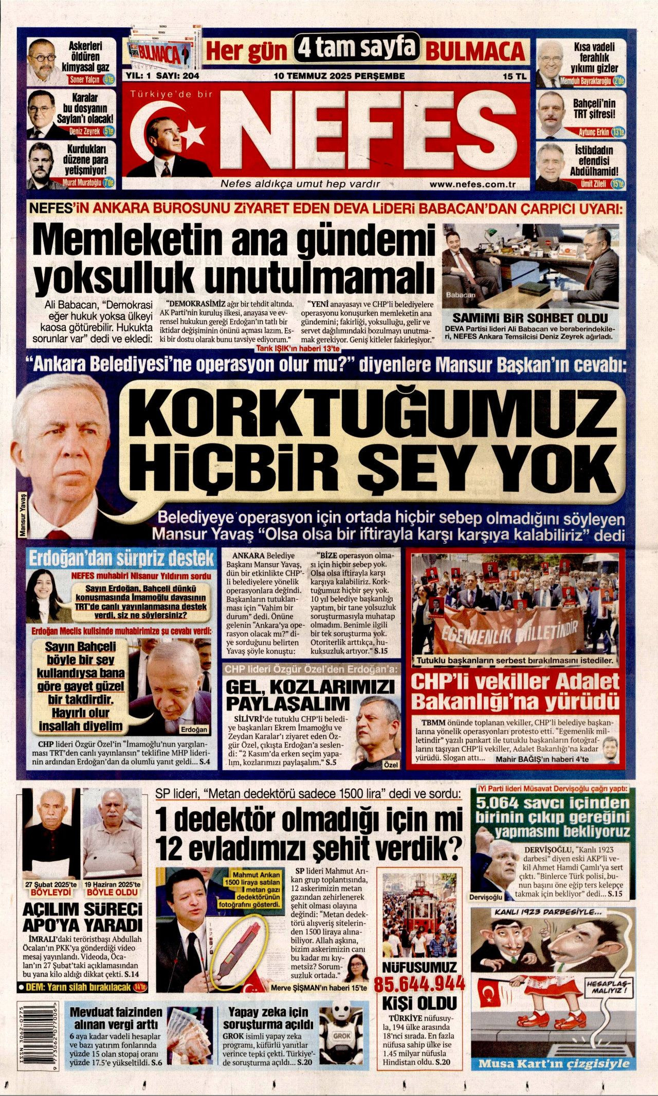 Öcalan'ın 7 dakikalık video mesajı manşetlerde! Hangi gazete nasıl gördü? Önemli mesajlar gizli... - Sayfa 2