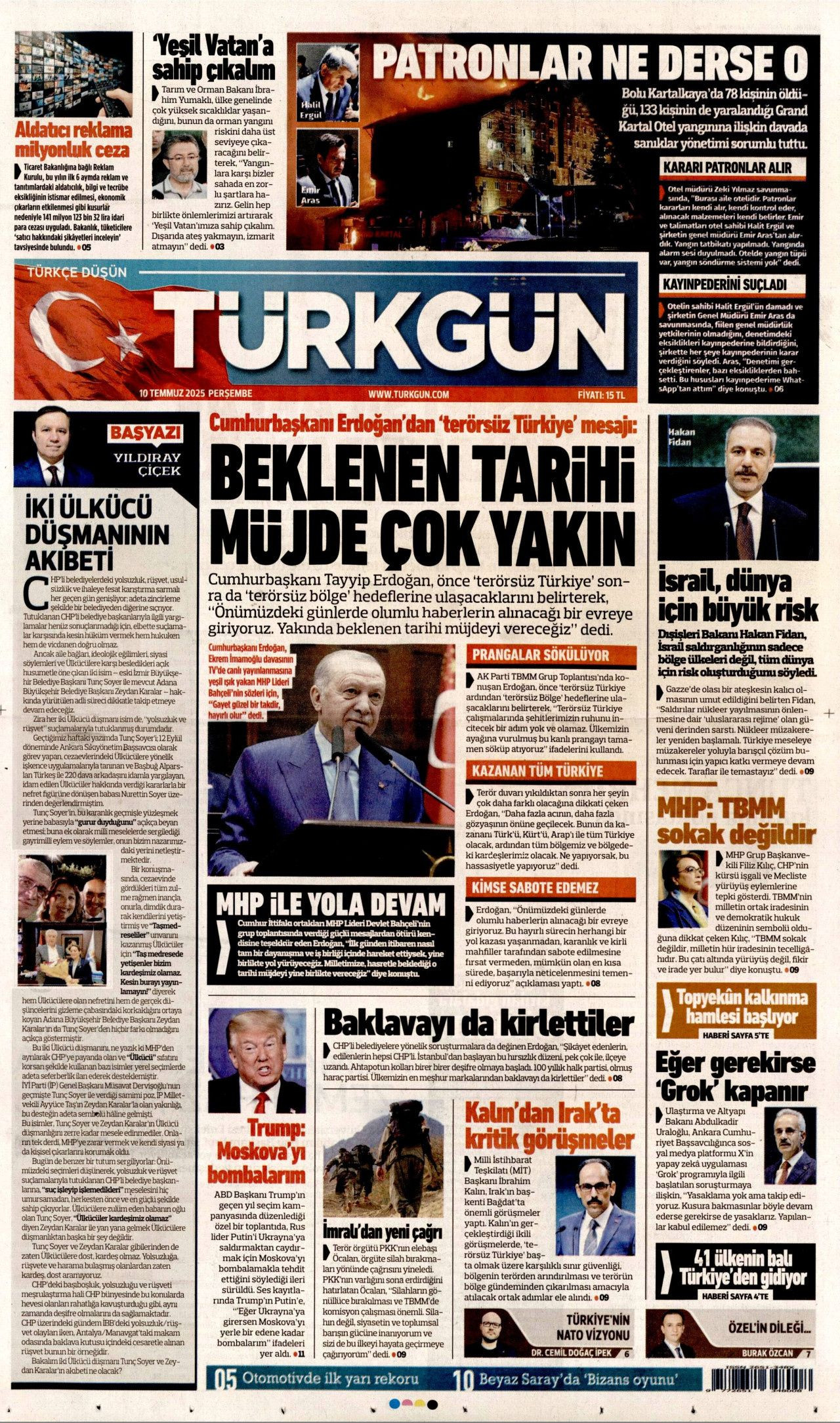 Öcalan'ın 7 dakikalık video mesajı manşetlerde! Hangi gazete nasıl gördü? Önemli mesajlar gizli... - Sayfa 15