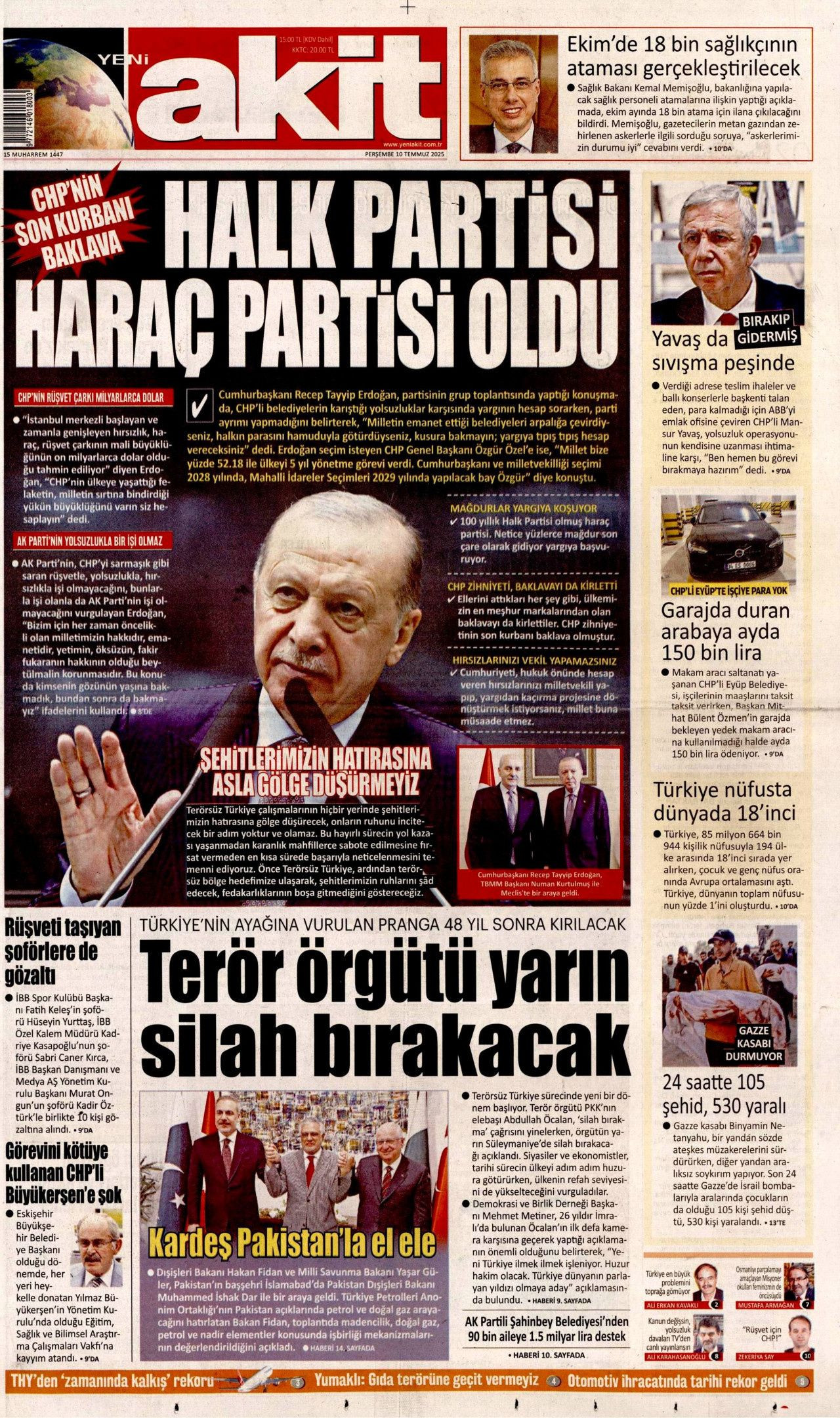 Öcalan'ın 7 dakikalık video mesajı manşetlerde! Hangi gazete nasıl gördü? Önemli mesajlar gizli... - Sayfa 11