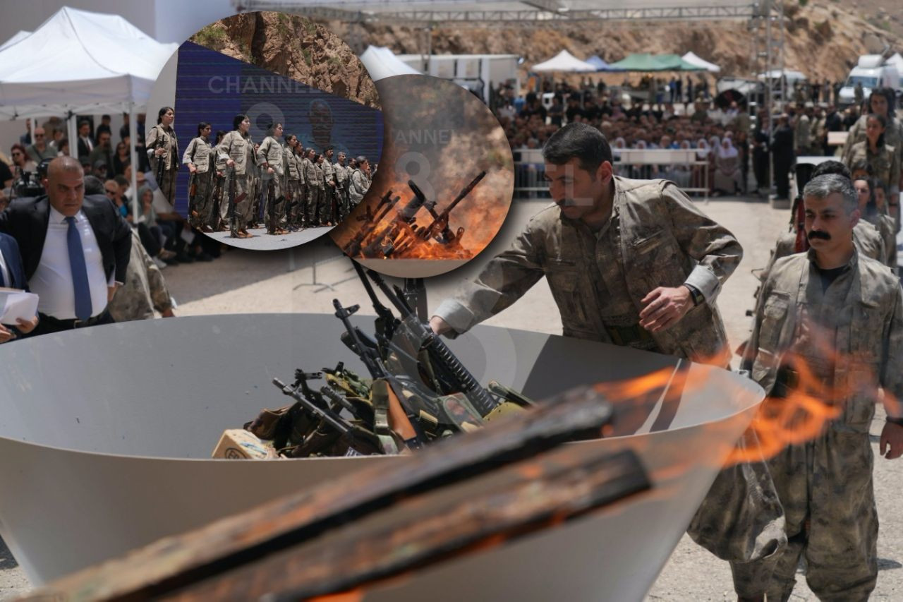 PKK'nın sözde lideri Bese Hozat silahını yaktı: Tarihi tören görüntülerinde dikkat çeken detay - Sayfa 8