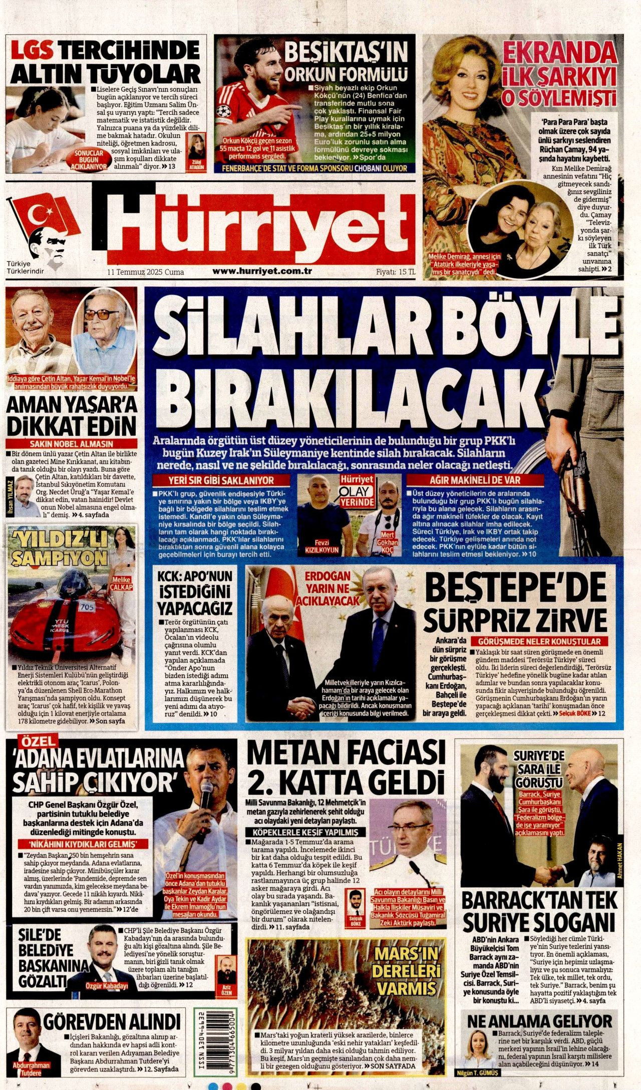 PKK, silahları böyle bırakacak... Ağır makineli tüfekler de var! Yeri sır gibi saklanıyor - Sayfa 1