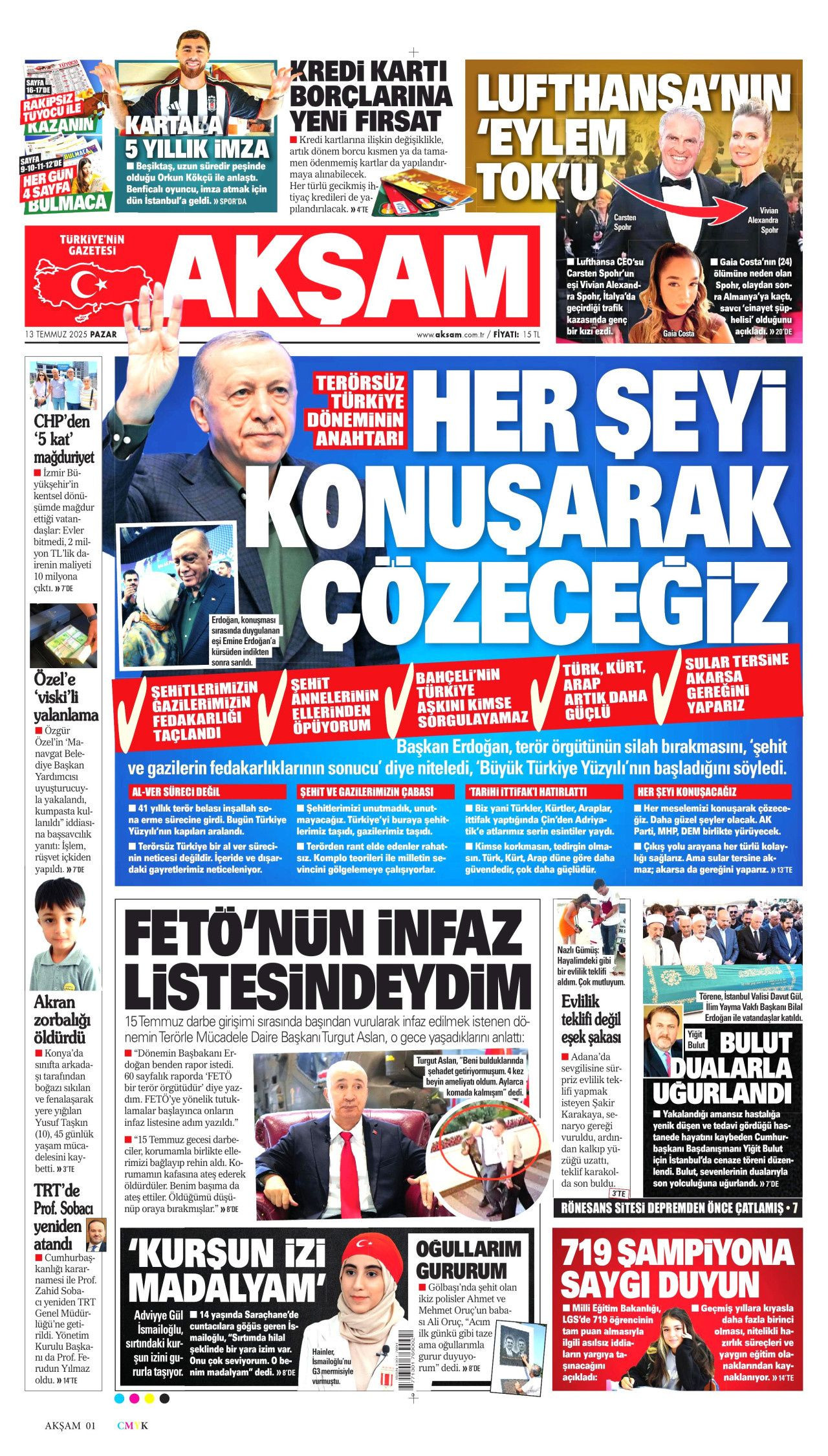 Yeni dönemi ilan etti... Cumhurbaşkanı Erdoğan'ın tarihi konuşması manşetlerde! - Sayfa 16