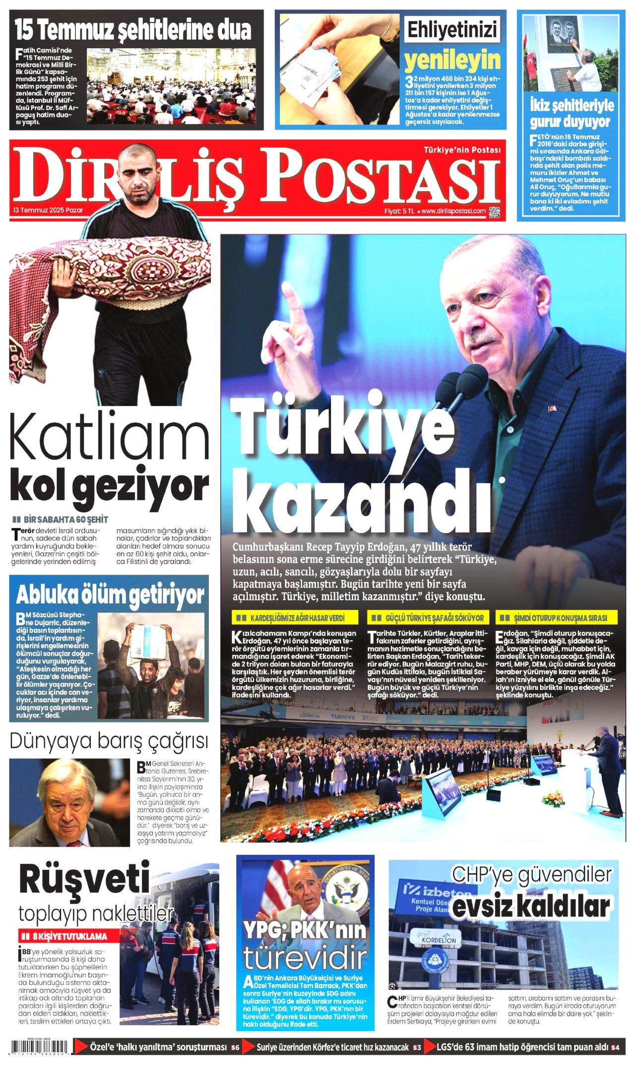 Yeni dönemi ilan etti... Cumhurbaşkanı Erdoğan'ın tarihi konuşması manşetlerde! - Sayfa 22