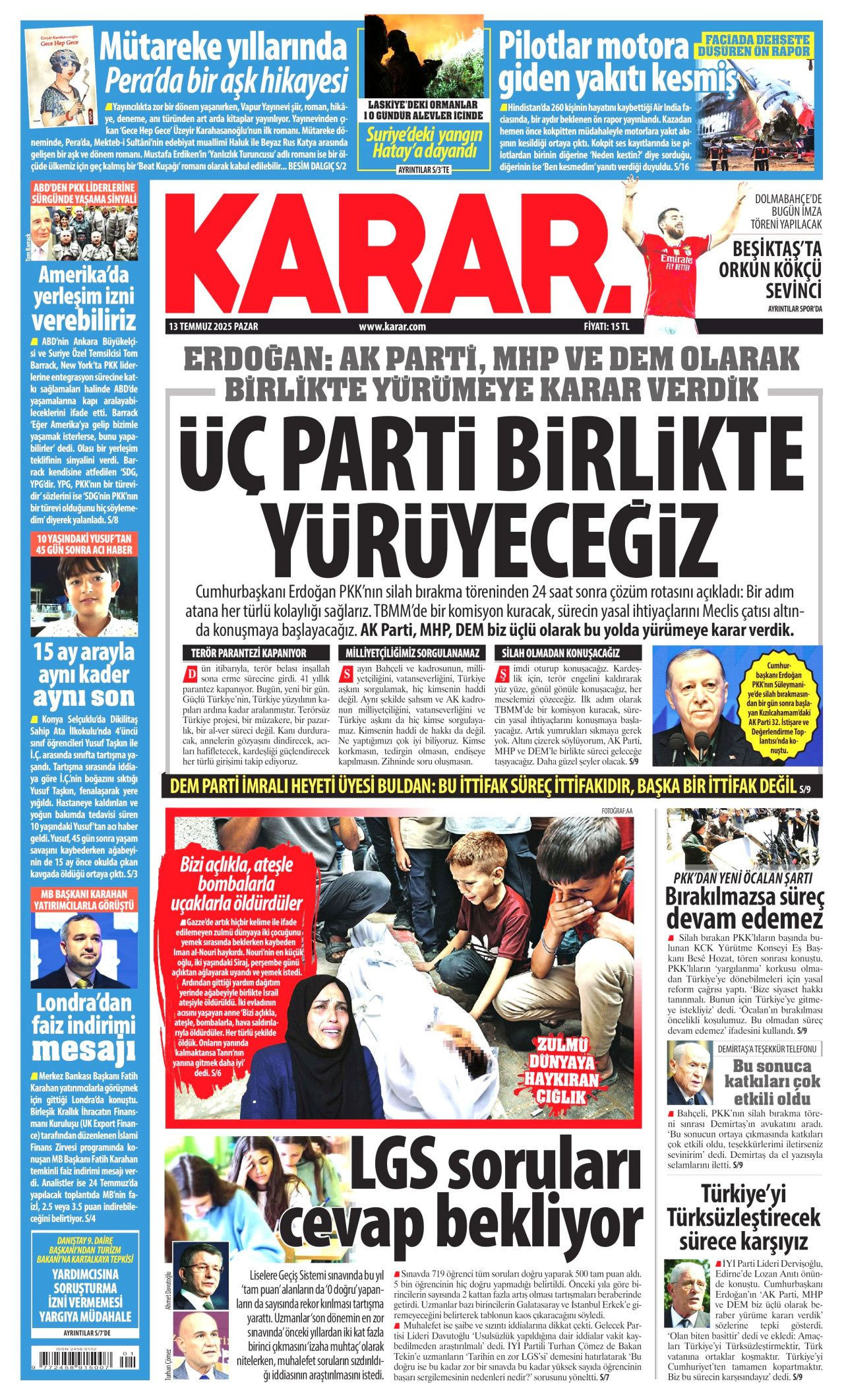 Yeni dönemi ilan etti... Cumhurbaşkanı Erdoğan'ın tarihi konuşması manşetlerde! - Sayfa 3