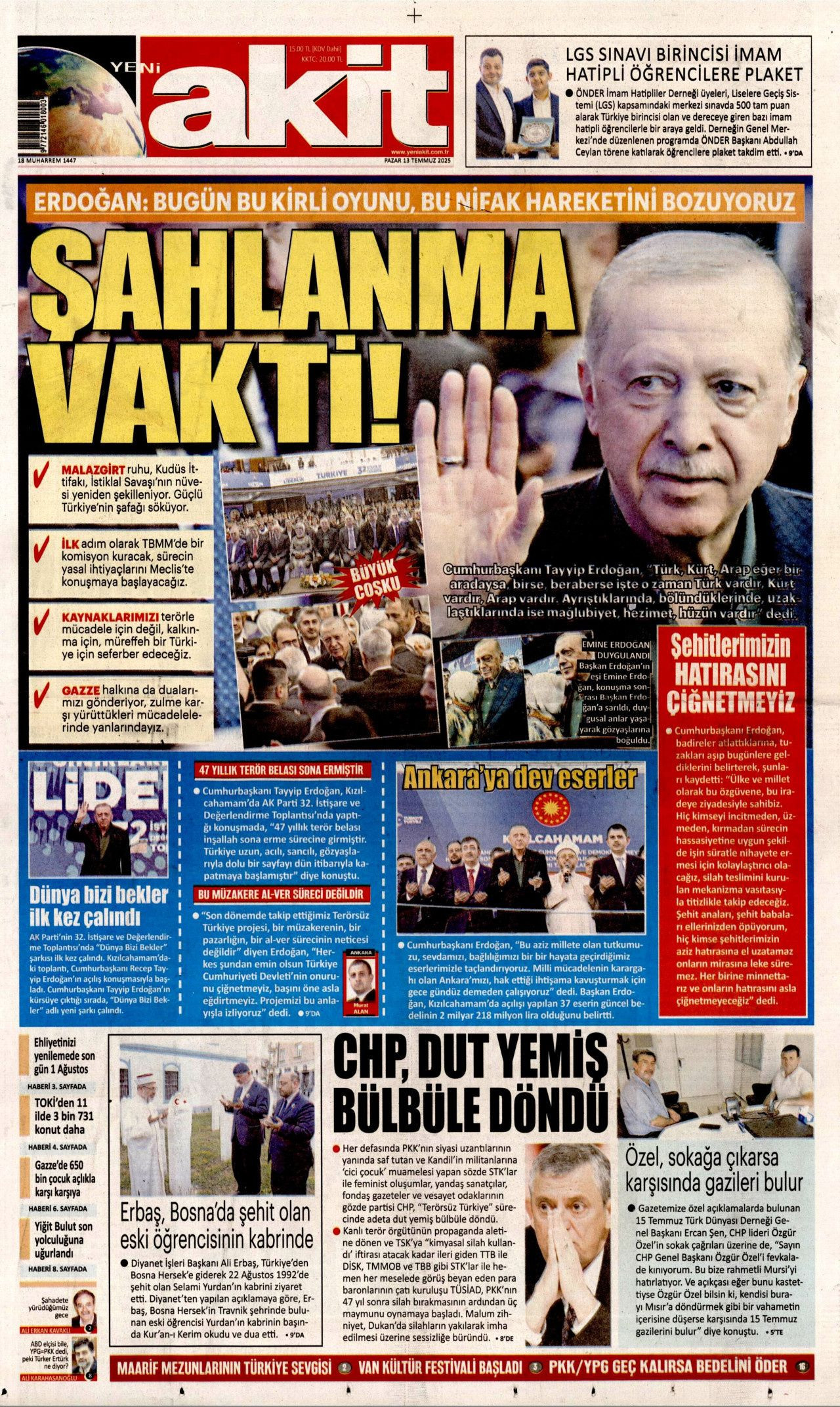 Yeni dönemi ilan etti... Cumhurbaşkanı Erdoğan'ın tarihi konuşması manşetlerde! - Sayfa 2