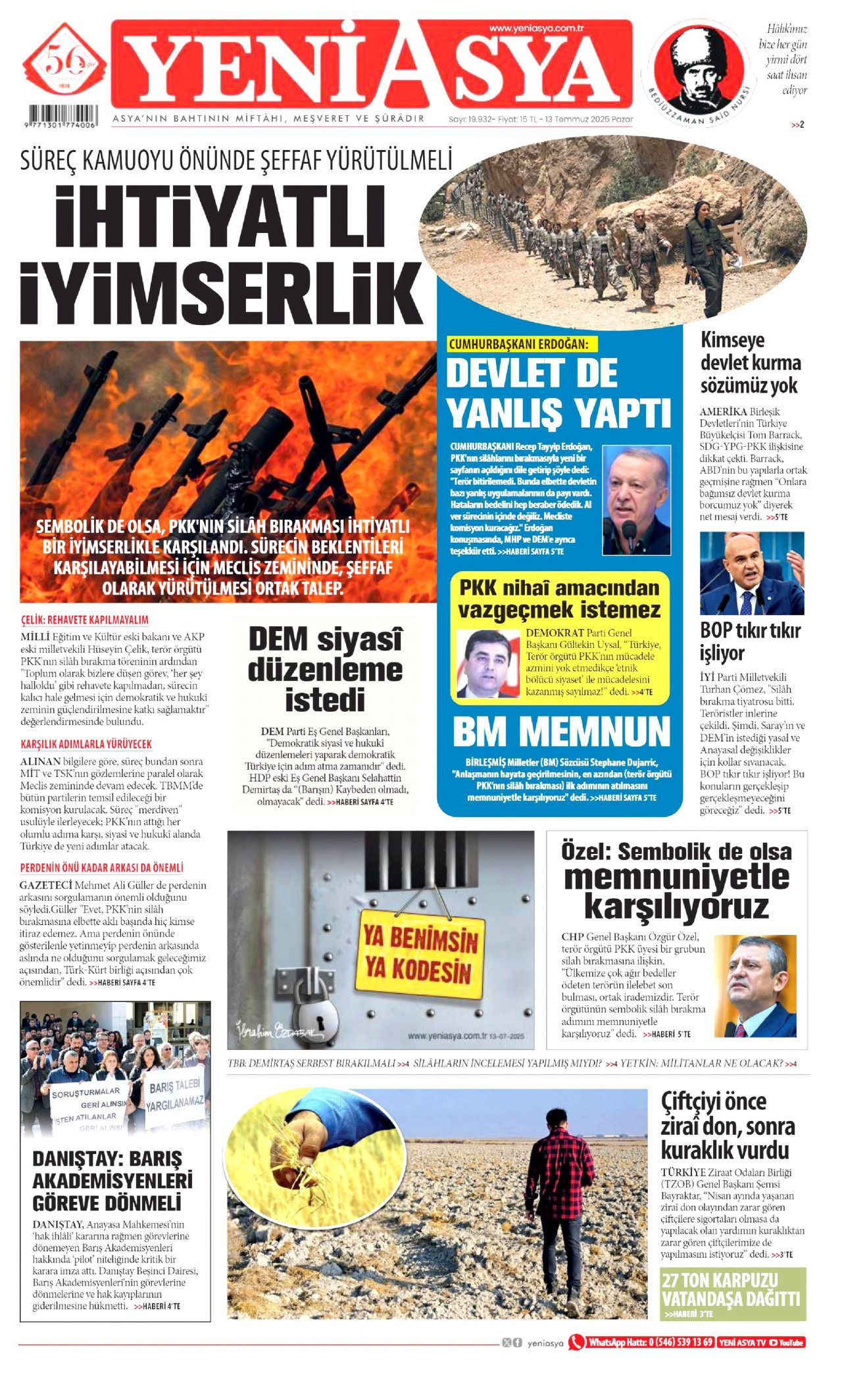 Yeni dönemi ilan etti... Cumhurbaşkanı Erdoğan'ın tarihi konuşması manşetlerde! - Sayfa 21