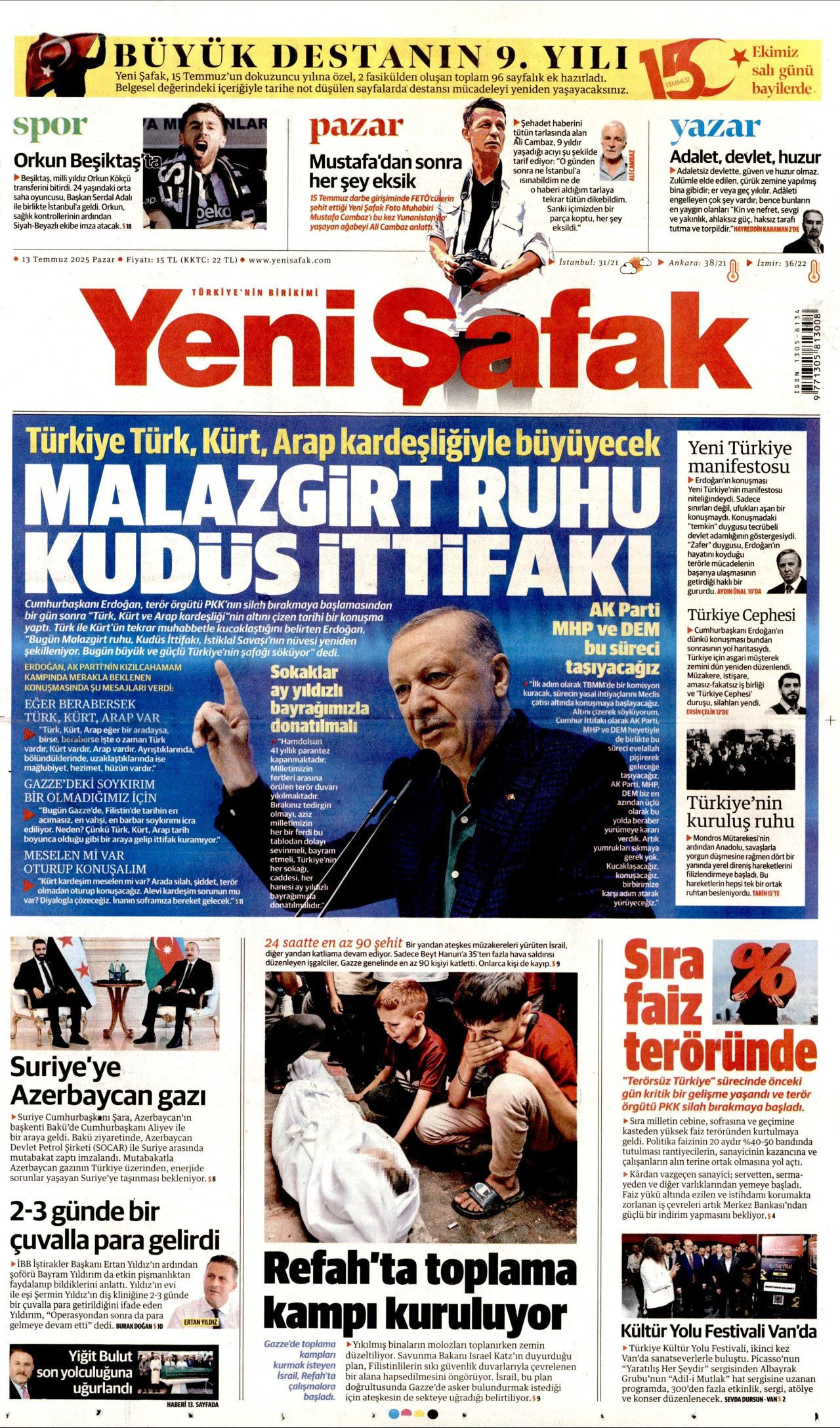 Yeni dönemi ilan etti... Cumhurbaşkanı Erdoğan'ın tarihi konuşması manşetlerde! - Sayfa 4