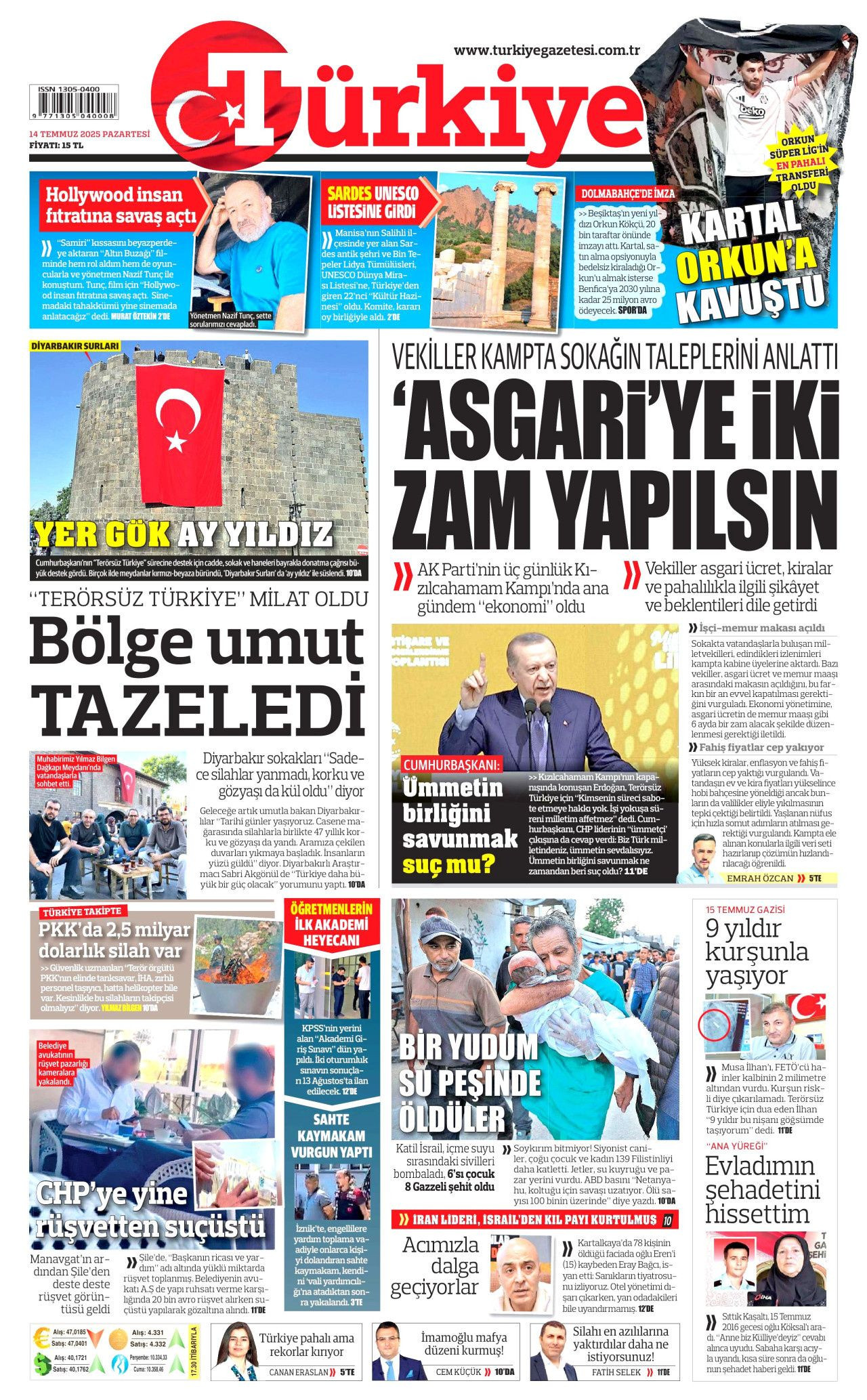 Şimdi sıra Meclis'te: Komisyon yaz boyunca çalışacak... Gözler Çarşamba gününde! - Sayfa 14