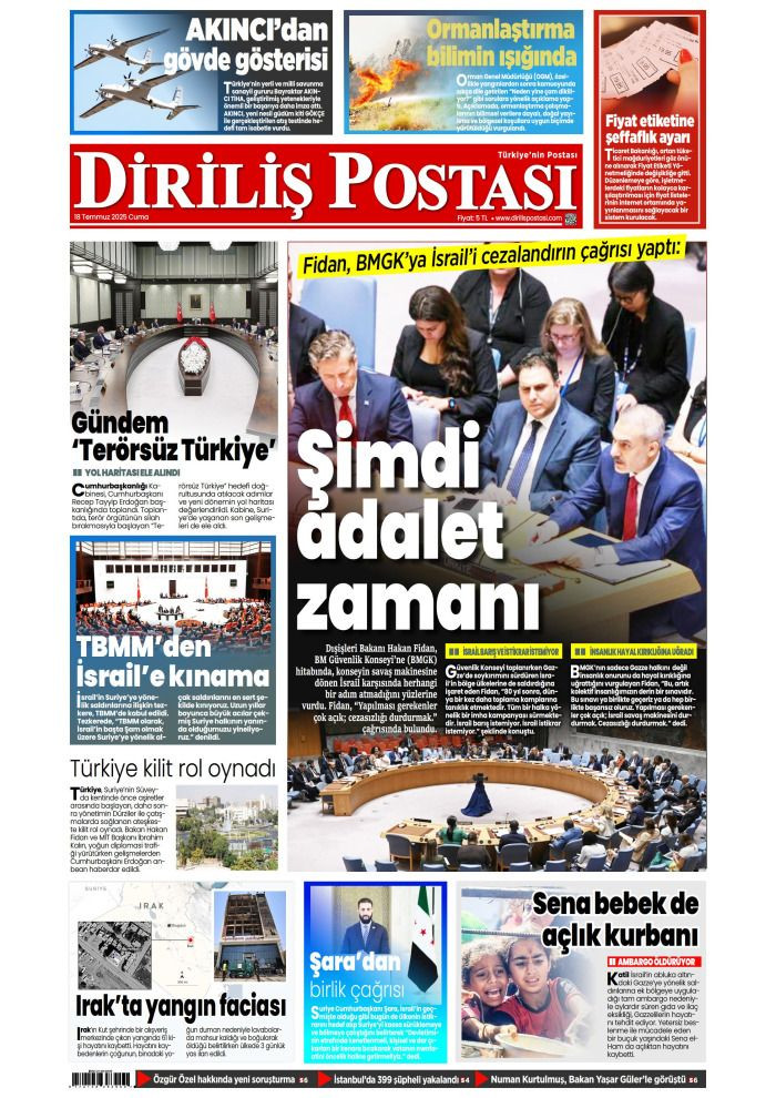 Suriye'ye desteğe hazırız! 18 Temmuz 2025 Gazete Manşetleri (1. Sayfalar) - Sayfa 4