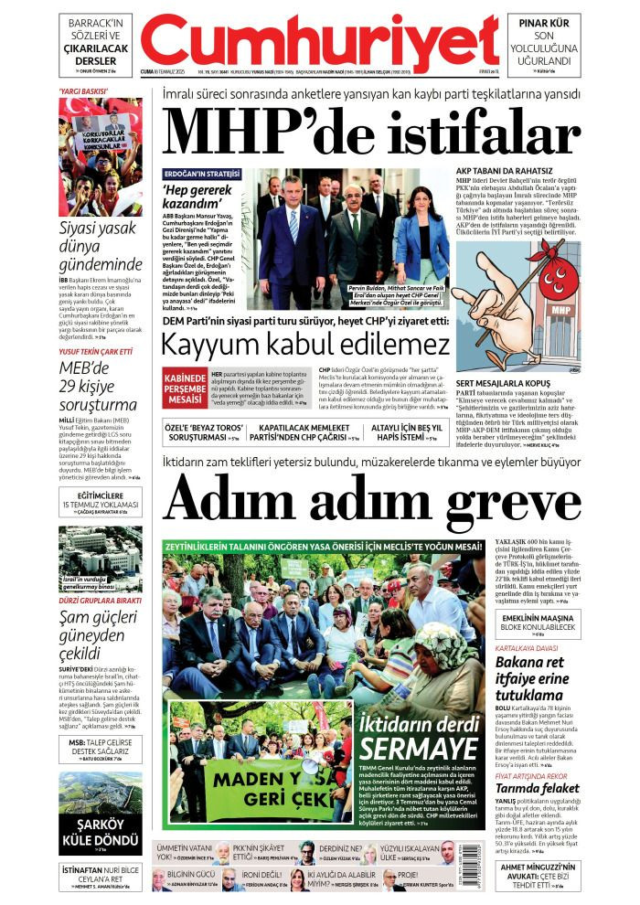 Suriye'ye desteğe hazırız! 18 Temmuz 2025 Gazete Manşetleri (1. Sayfalar) - Sayfa 5